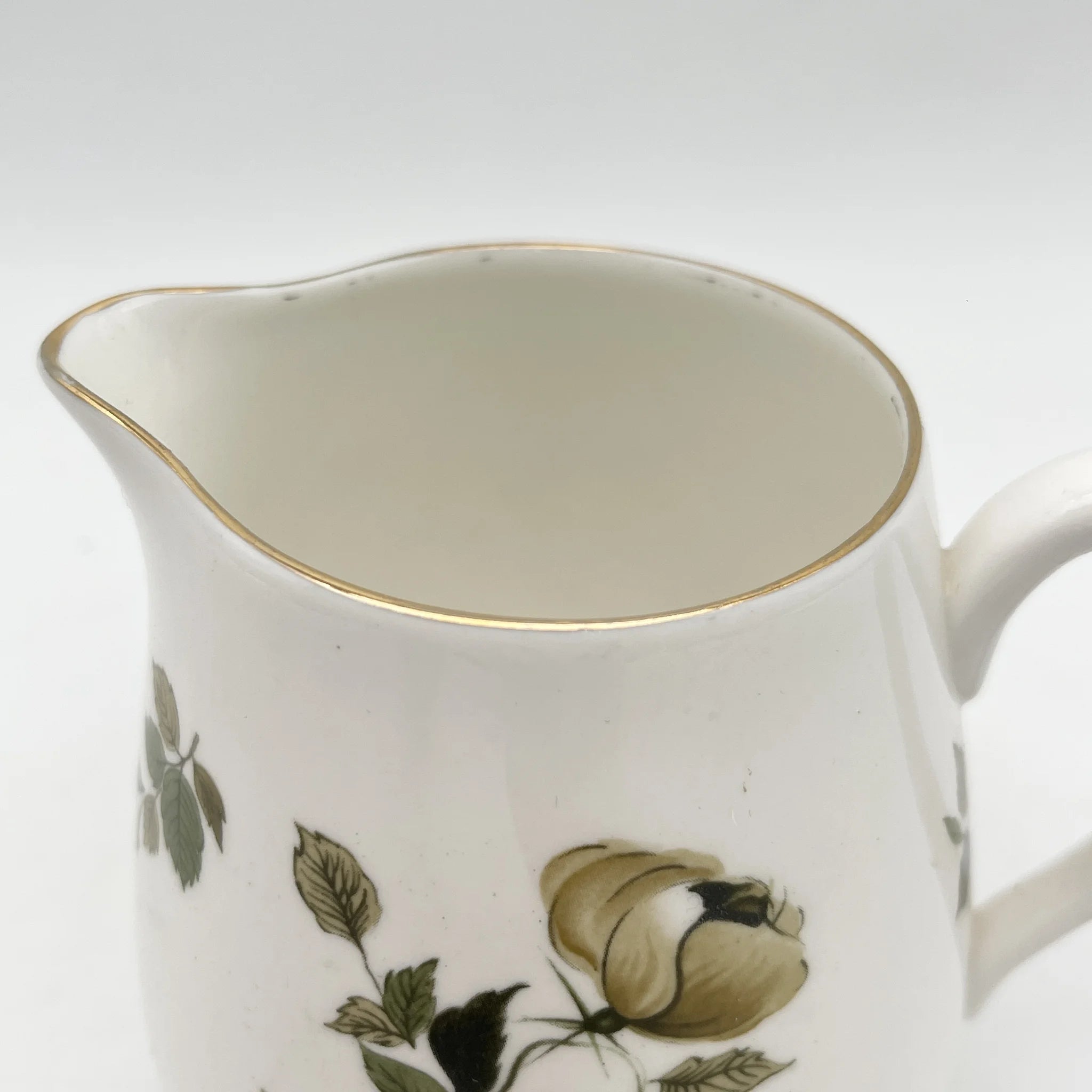 Crown Staffordshire / クリーマー / 20C中期 / Fine Bone China / イギリス / 薔薇 / [アンティーク]