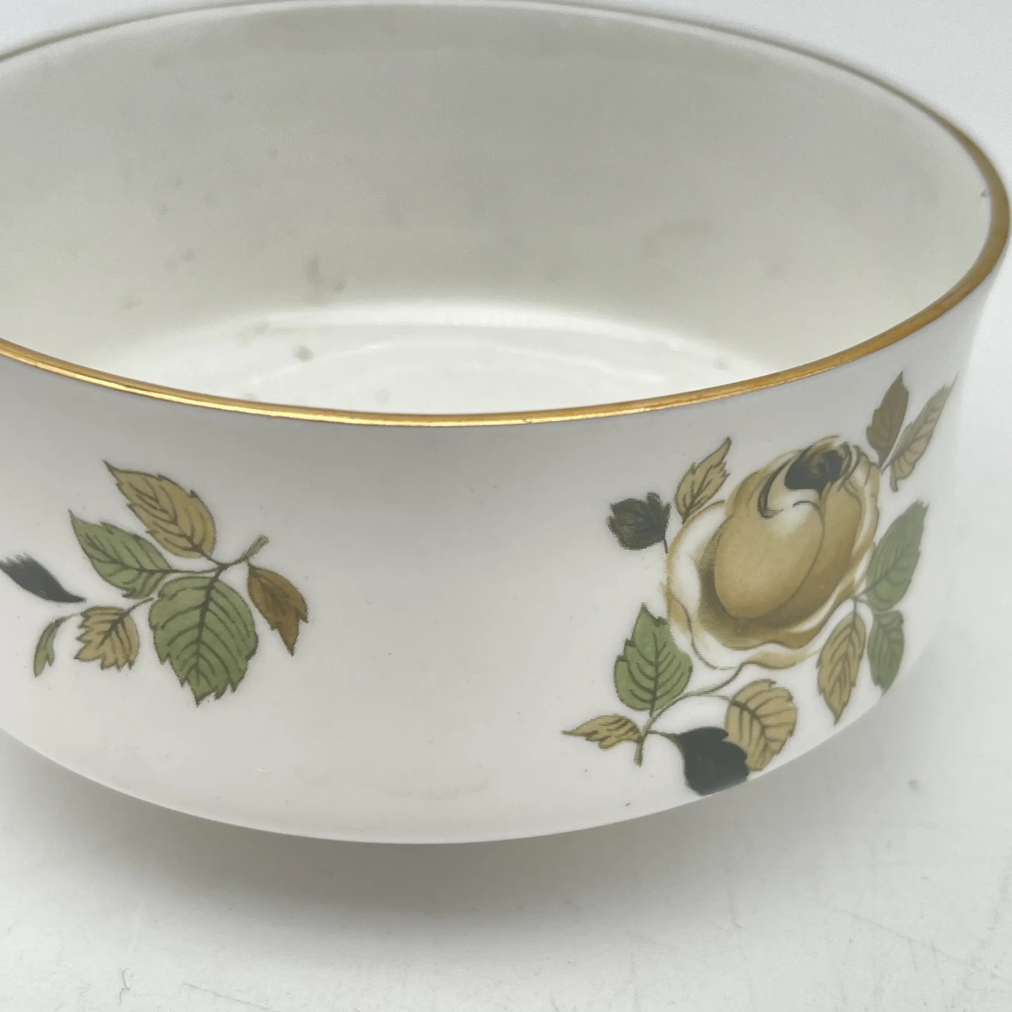 Crown Staffordshire / シュガーボウル / 20C中期 / Fine Bone China / イギリス / 薔薇 / [アンティーク]