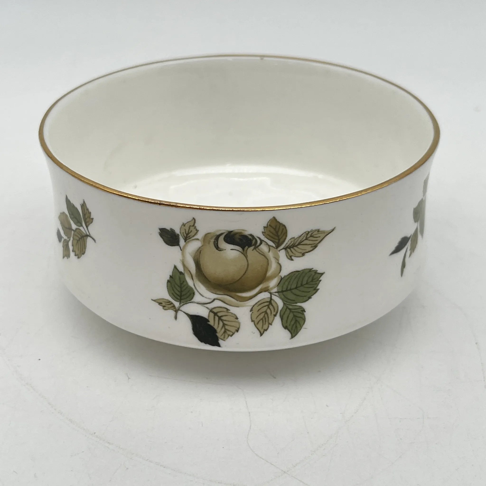 Crown Staffordshire / シュガーボウル / 20C中期 / Fine Bone China / イギリス / 薔薇 / [アンティーク]