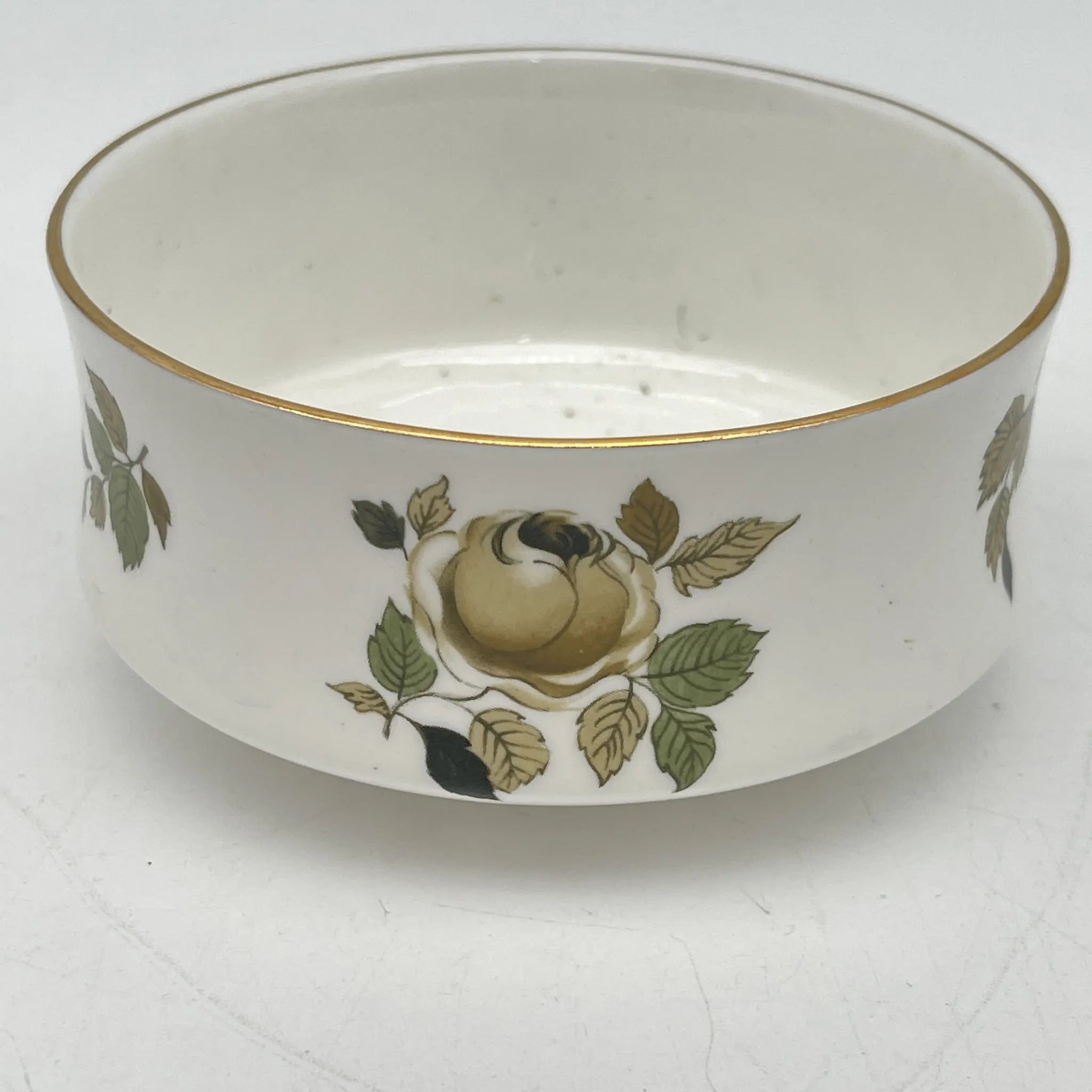 Crown Staffordshire / シュガーボウル / 20C中期 / Fine Bone China / イギリス / 薔薇 / [アンティーク]