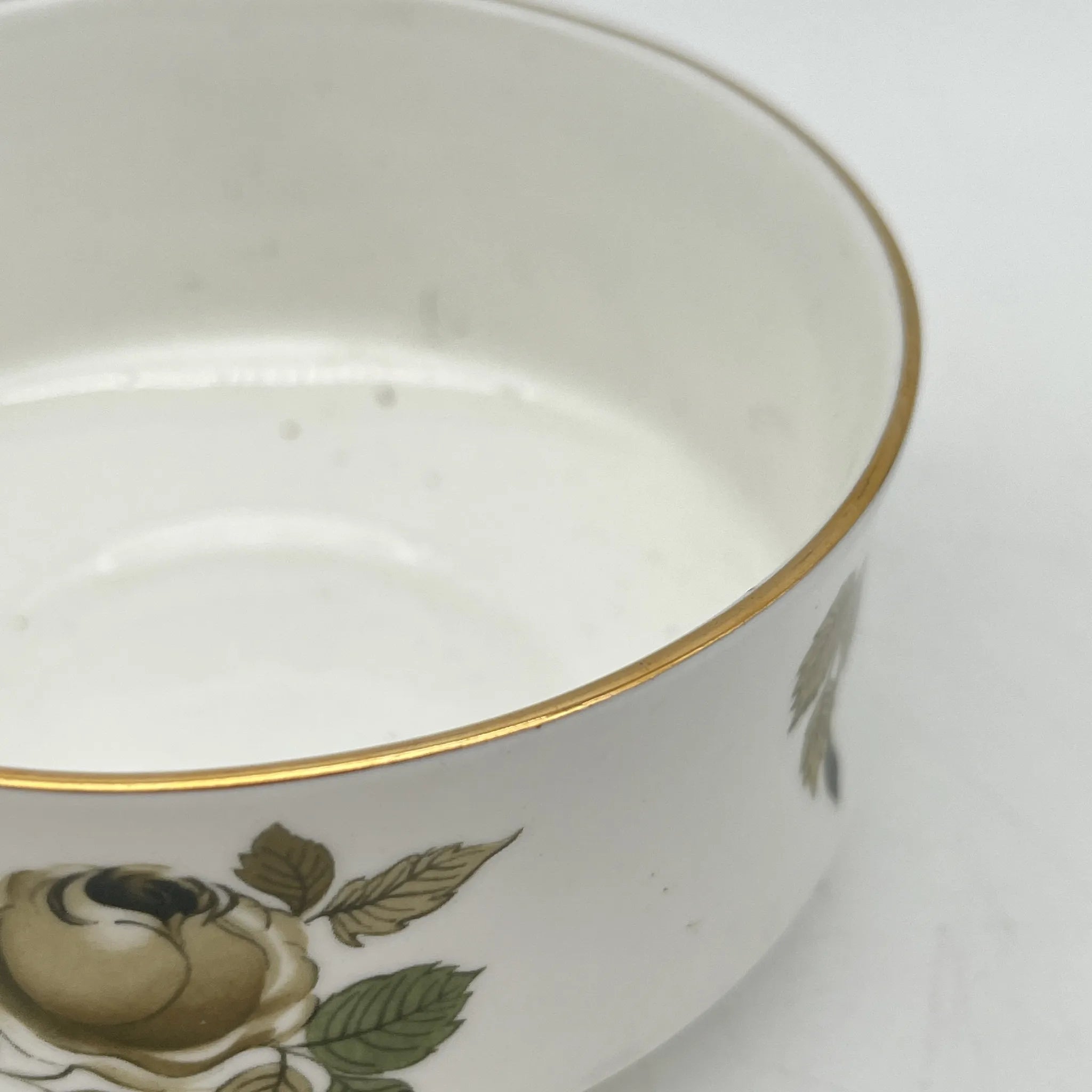 Crown Staffordshire / シュガーボウル / 20C中期 / Fine Bone China / イギリス / 薔薇 / [アンティーク]