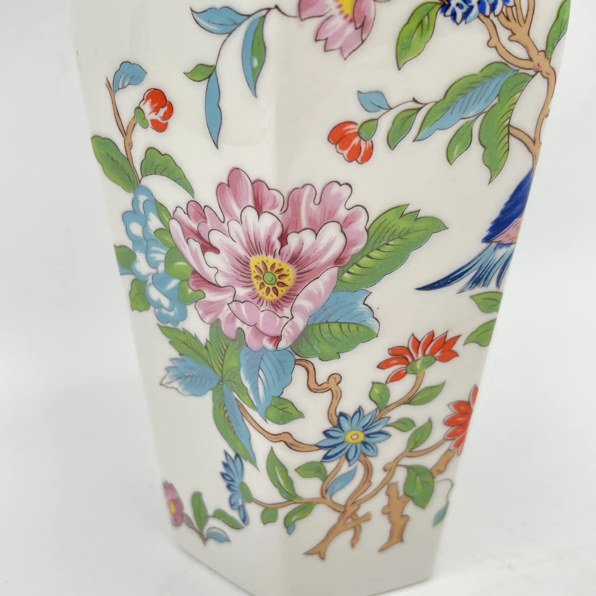 Aynsley(エインズレイ) / 花瓶(フラワーベース) / Pembroke / 20C後期 / Bone China / イギリス / シノワズリ / [リユース]