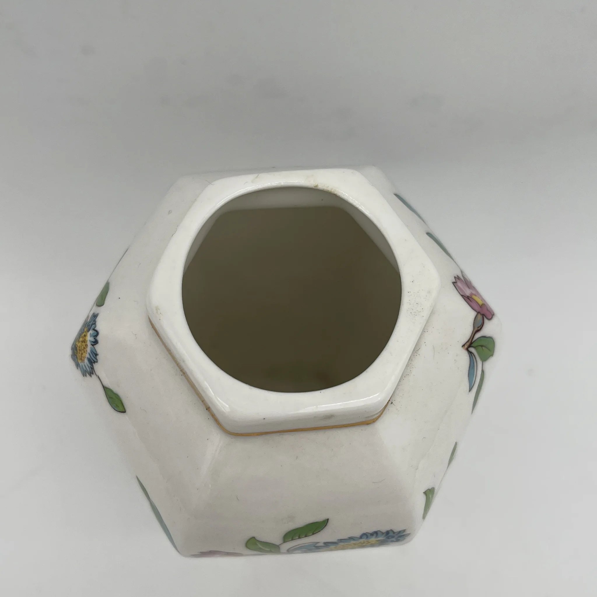 Aynsley(エインズレイ) / 花瓶(フラワーベース) / Pembroke / 20C後期 / Bone China / イギリス / シノワズリ / [リユース]