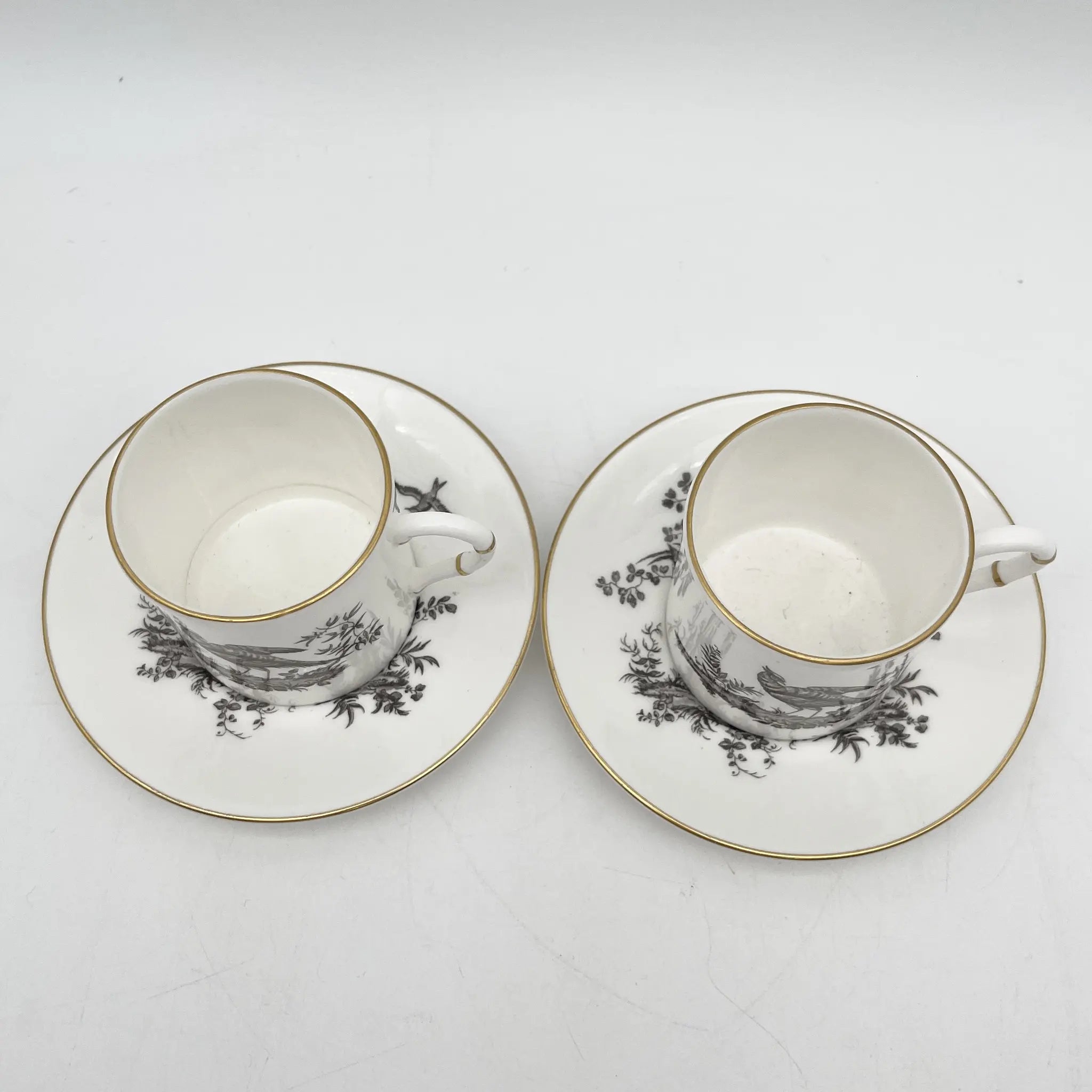 [Antique] Coffee cup & saucer 2P