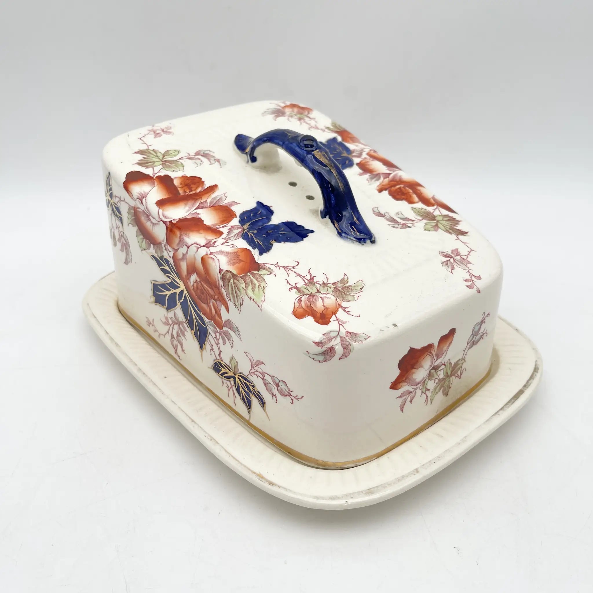 [Antique] Cheese and butter dish