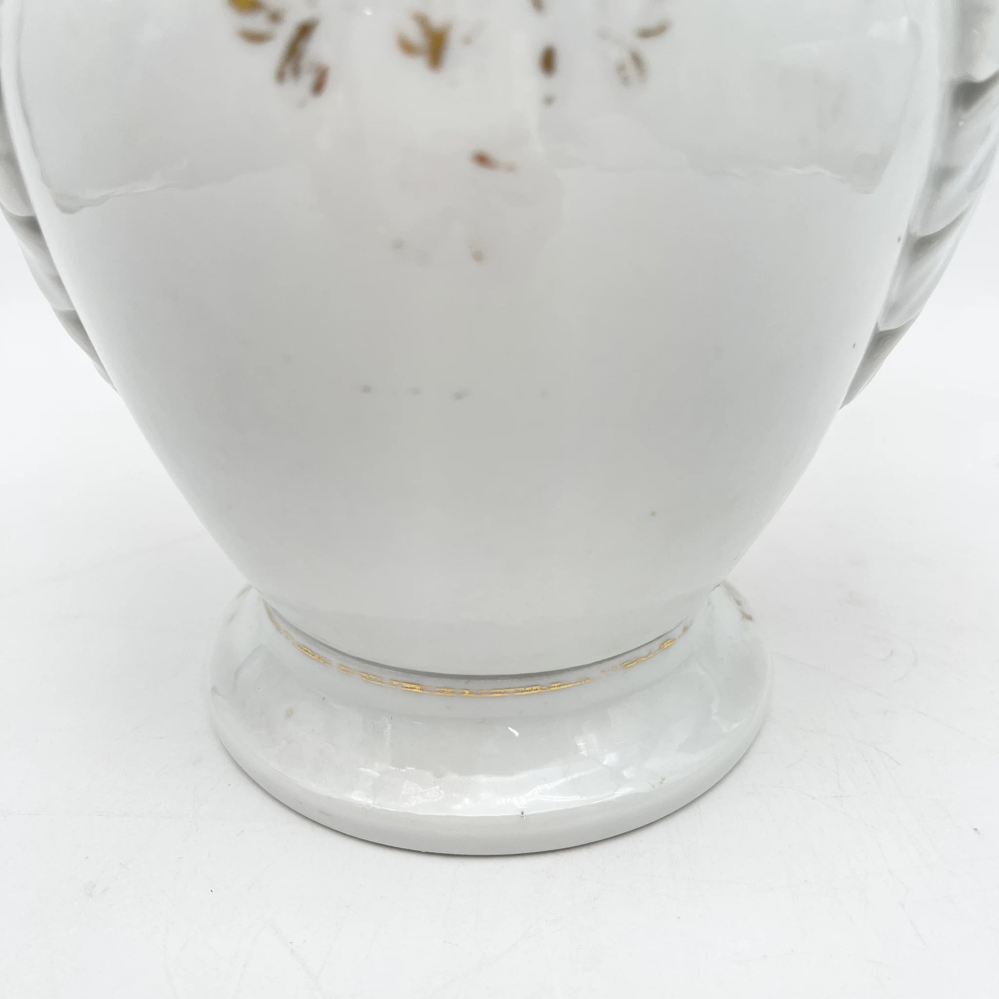 花瓶(フラワーベース) / 1900前後 / 磁器 / ヨーロッパ / ハンドペイント, アカンサス, 金彩 / [アンティーク]
