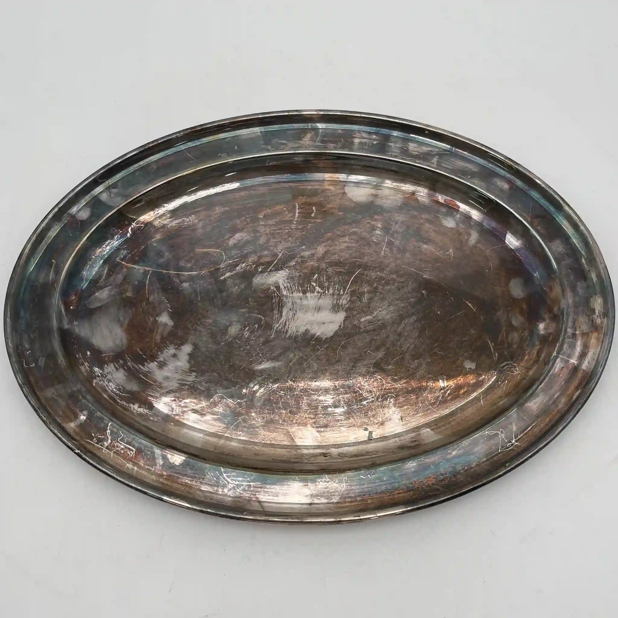 [Antique] Oval tray