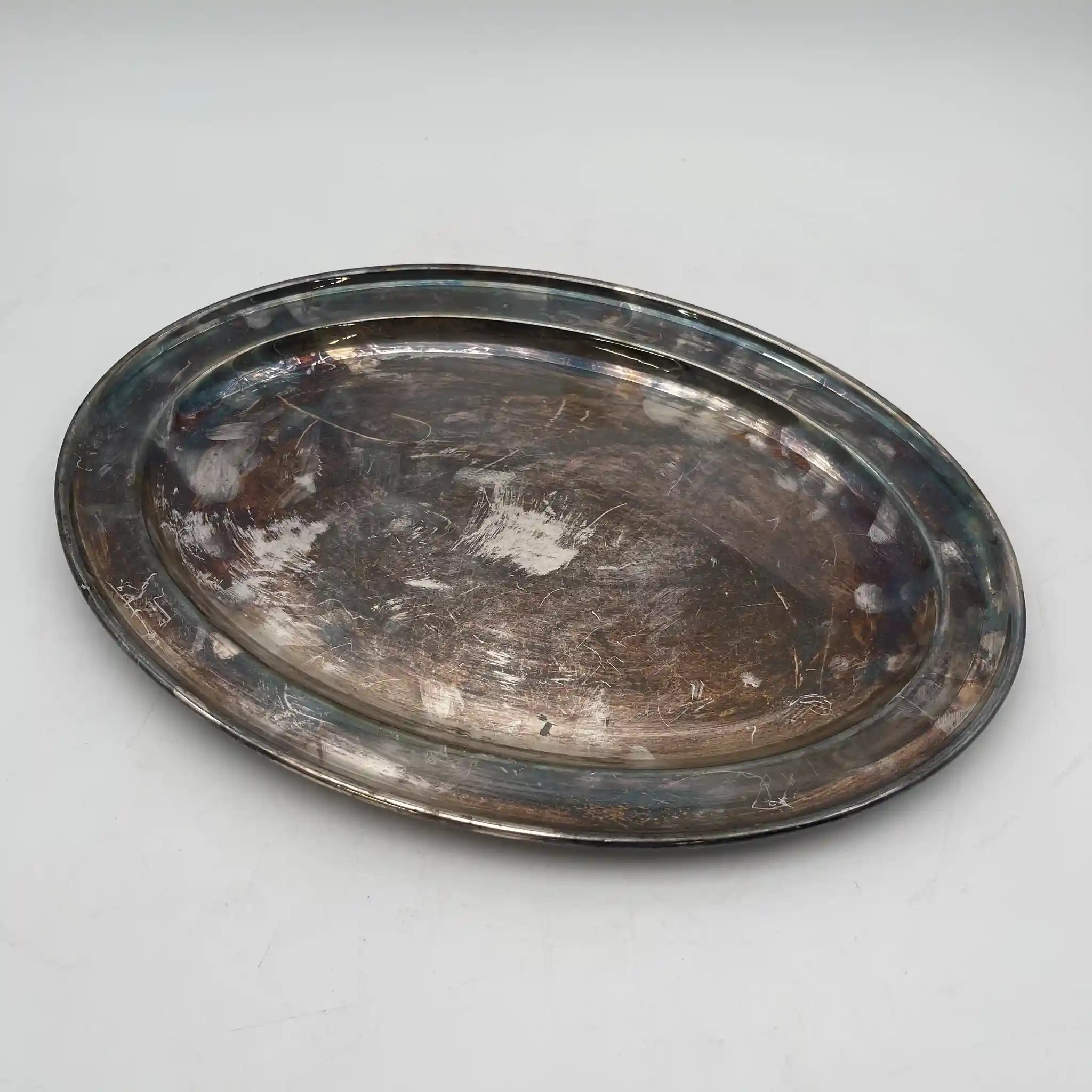 [Antique] Oval tray