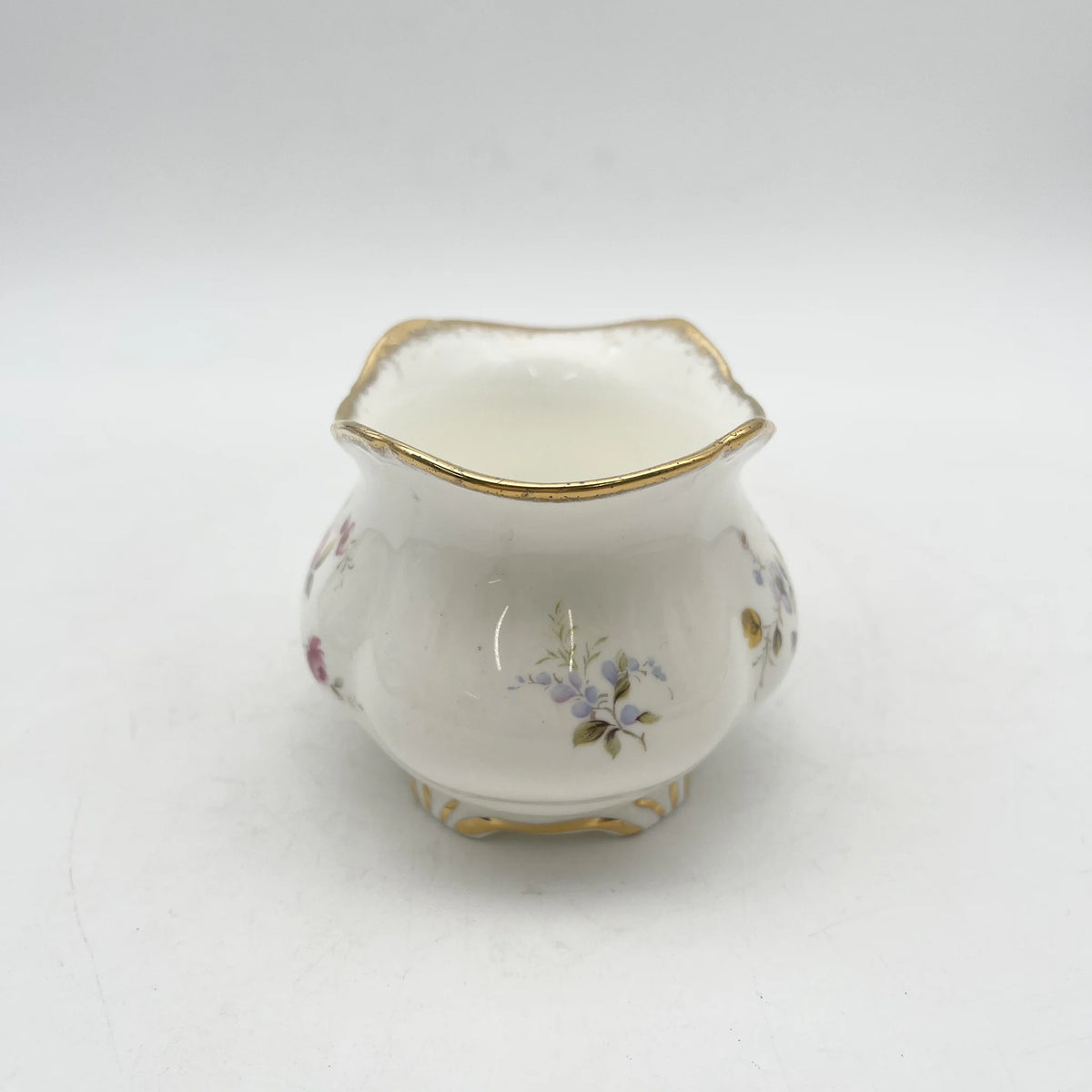 Royal Albert /糖碗/ Tenderness / 1970s- / Bone China /英国/ 骨中国，花卉图案，花卉图案，英国葡萄酒，陶瓷，洛可可风格，古典西餐餐具，金彩装饰，金轮辋/[葡萄酒]