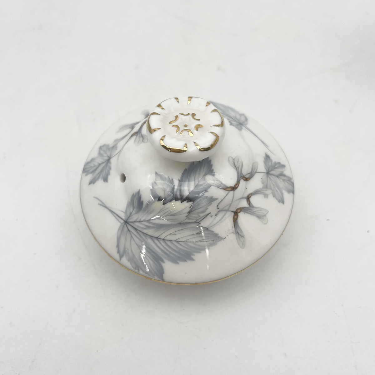 Royal Albert /茶壶/ Silver Maple / 1950s- / Bone China /英国/ 骨中国，叶柄，植物学，金轮辋，金彩装饰，英国葡萄酒，陶瓷，单色调，经典，西式餐具/[葡萄酒]