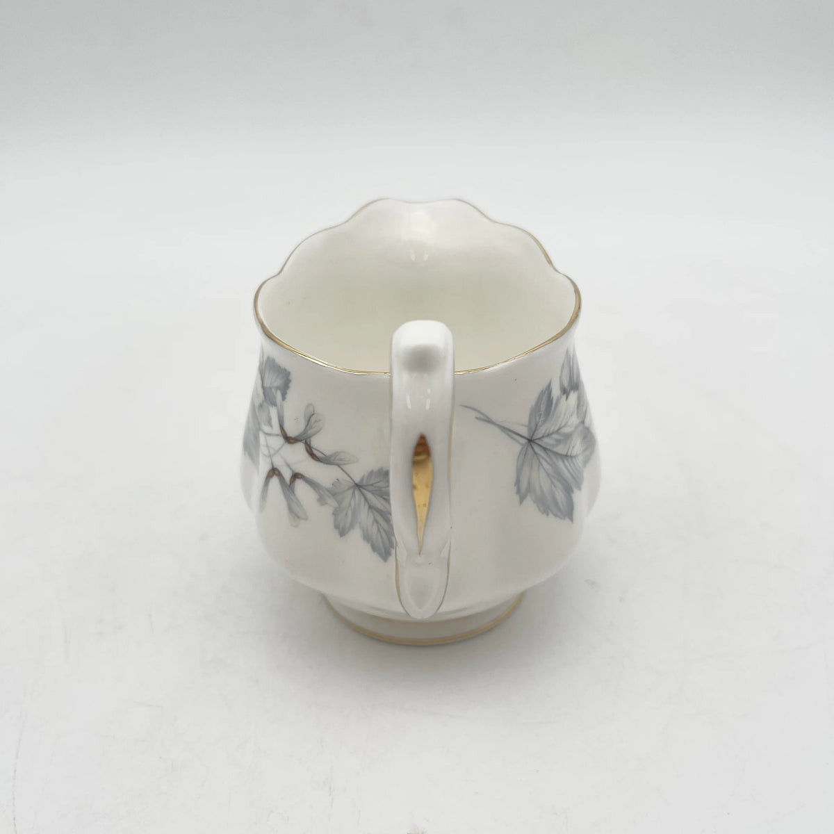 皇家阿尔伯特/克里默/ Silver Maple / 1950s- / Fine Bone China /英国/ 骨中国，叶柄，植物学，金轮辋，金彩装饰，英国葡萄酒，陶瓷，单色调，经典，西式餐具/[葡萄酒]