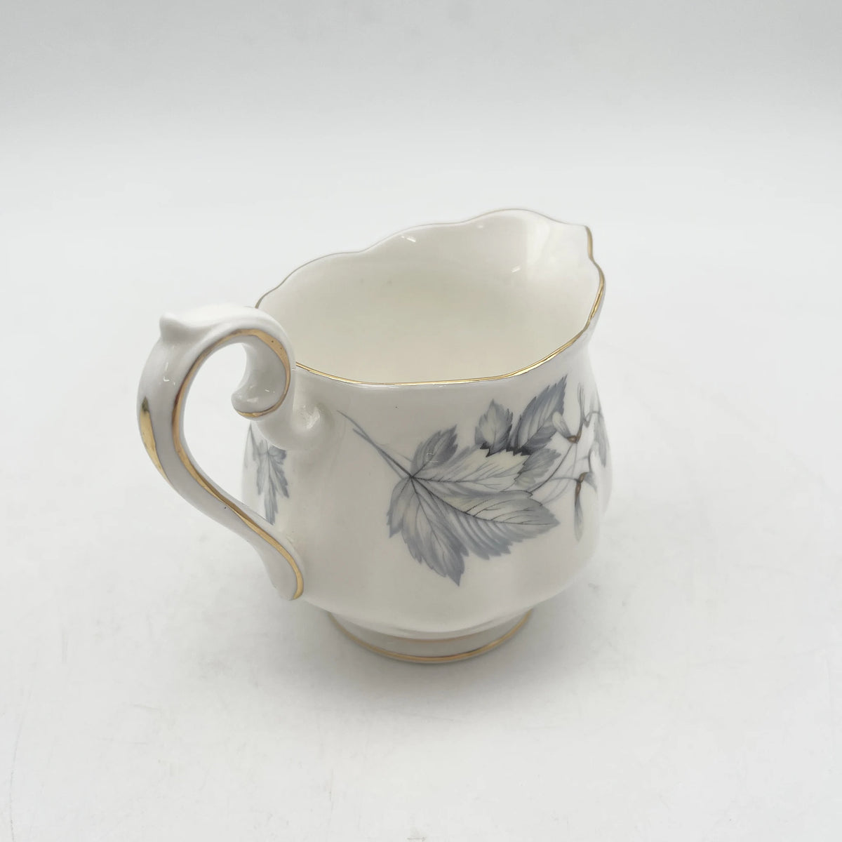 皇家阿尔伯特/克里默/ Silver Maple / 1950s- / Fine Bone China /英国/ 骨中国，叶柄，植物学，金轮辋，金彩装饰，英国葡萄酒，陶瓷，单色调，经典，西式餐具/[葡萄酒]