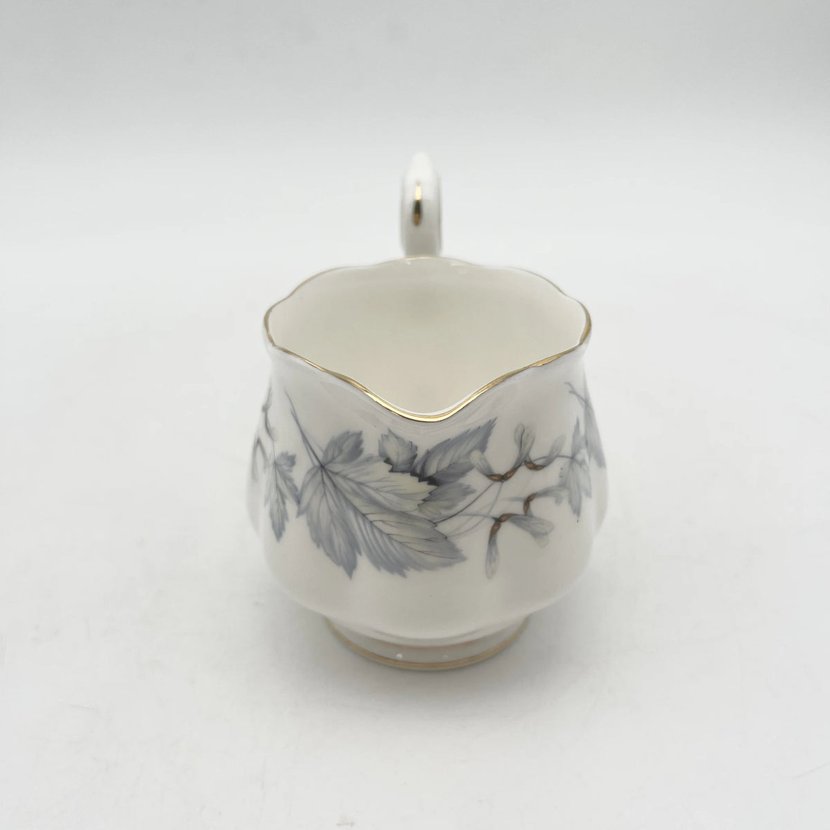 皇家阿尔伯特/克里默/ Silver Maple / 1950s- / Fine Bone China /英国/ 骨中国，叶柄，植物学，金轮辋，金彩装饰，英国葡萄酒，陶瓷，单色调，经典，西式餐具/[葡萄酒]