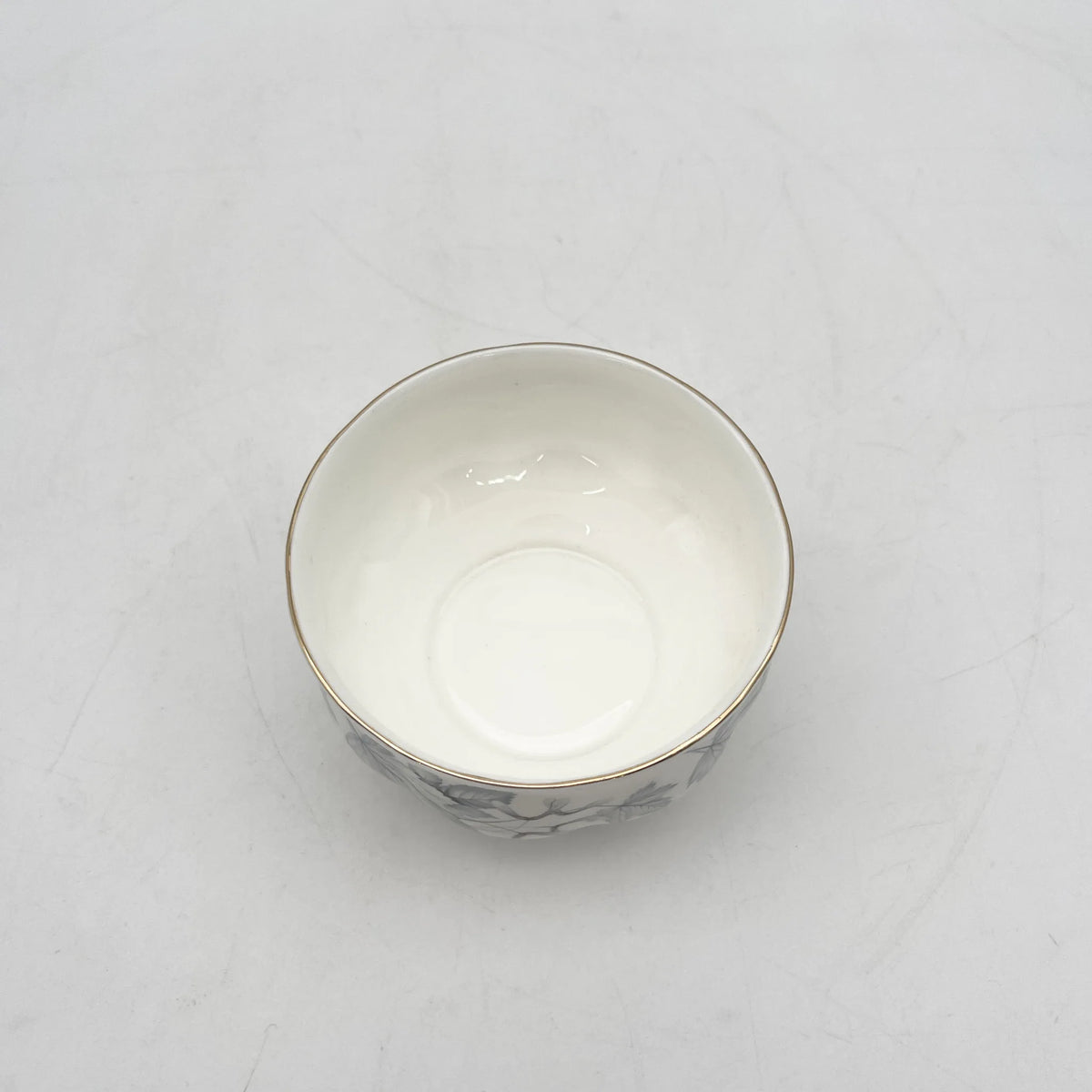 Royal Albert /糖碗/ Silver Maple / 1950s- / Fine Bone China /英国/ 骨中国，叶柄，植物学，金轮辋，金彩装饰，英国葡萄酒，陶瓷，单色调，经典，西式餐具/[葡萄酒]