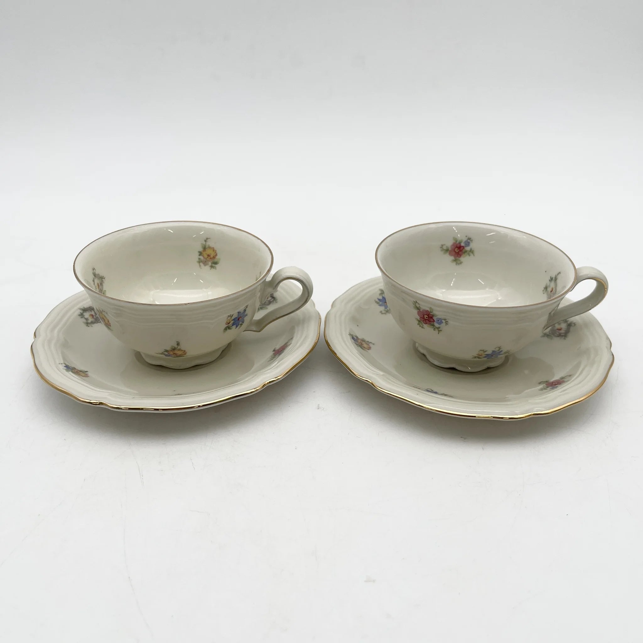 Seltmann Weiden / カップ&ソーサー2P / Marie Luise / 20C後半 / 磁器 / ドイツ / 小花, 金彩 / [ビンテージ]