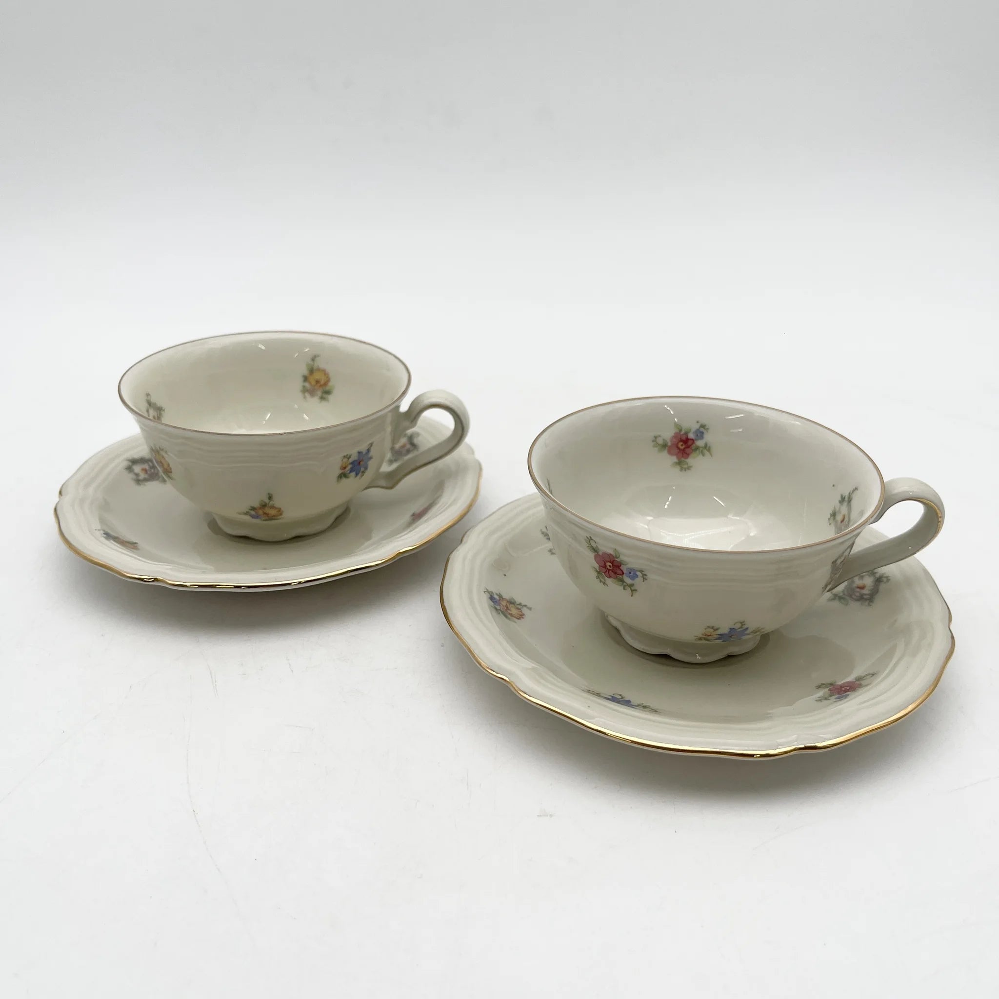 Seltmann Weiden / カップ&ソーサー2P / Marie Luise / 20C後半 / 磁器 / ドイツ / 小花, 金彩 / [ビンテージ]