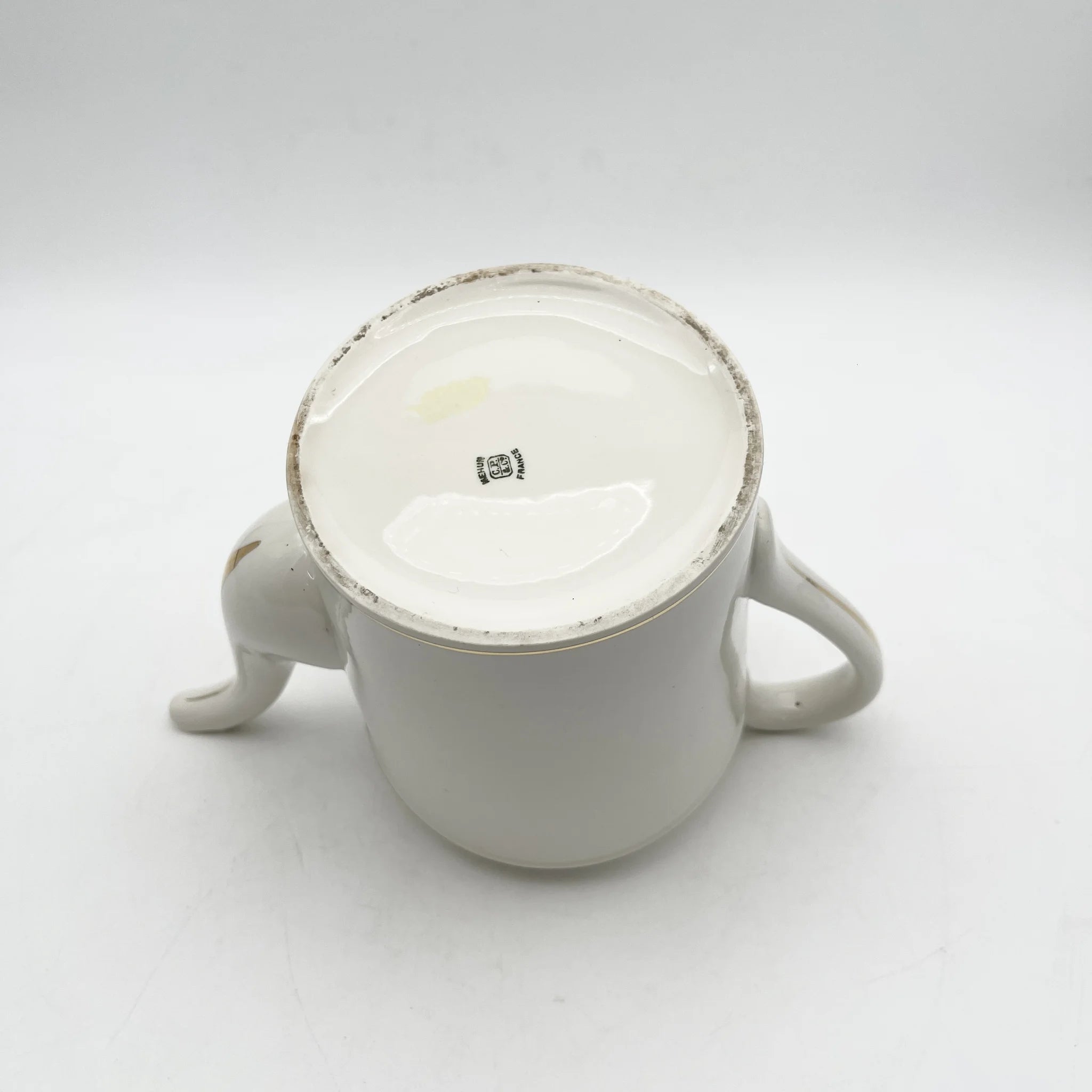 Charles Pillivuyt & Co. / ティーポット / Mehun / 20C初頭 / 磁器 / フランス / 実用美, 金彩 / [アンティーク]
