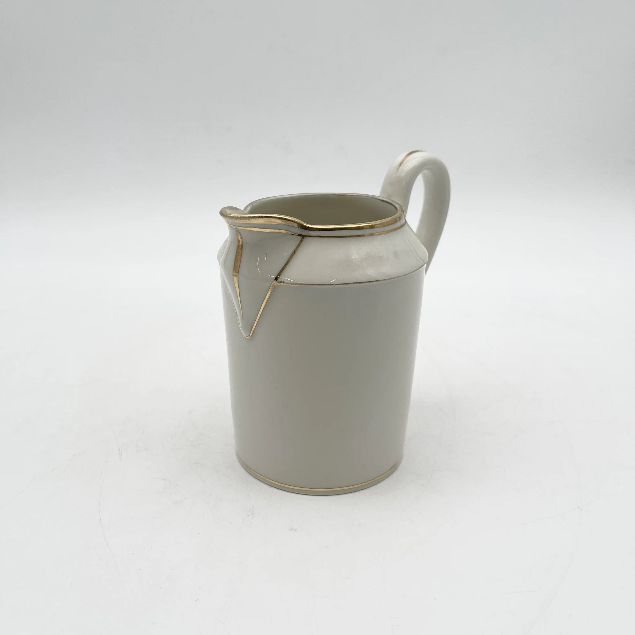 Charles Pillivuyt & Co. / クリーマー / Mehun / 20C初頭 / 磁器 / フランス / 実用美, 金彩 / [アンティーク]