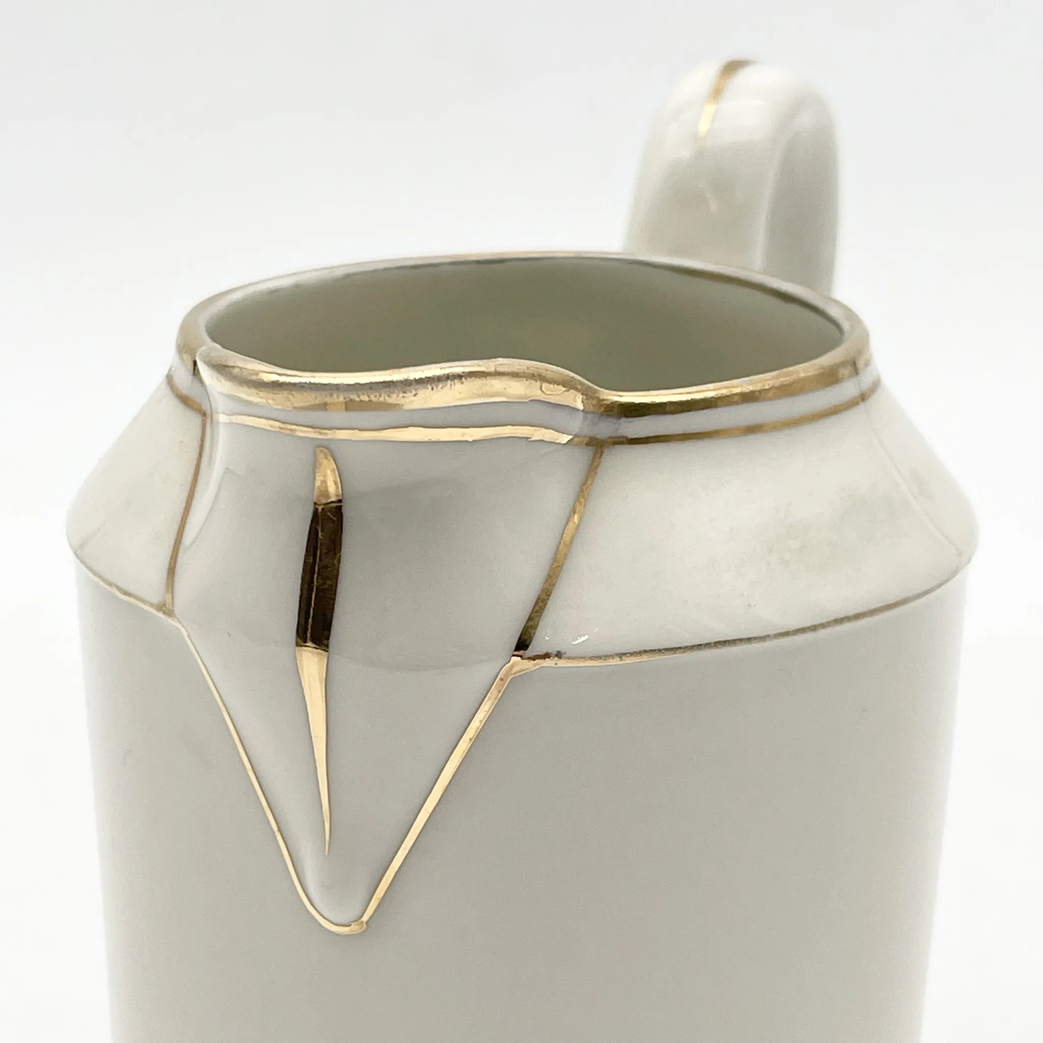 Charles Pillivuyt & Co. / クリーマー / Mehun / 20C初頭 / 磁器 / フランス / 実用美, 金彩 / [アンティーク]