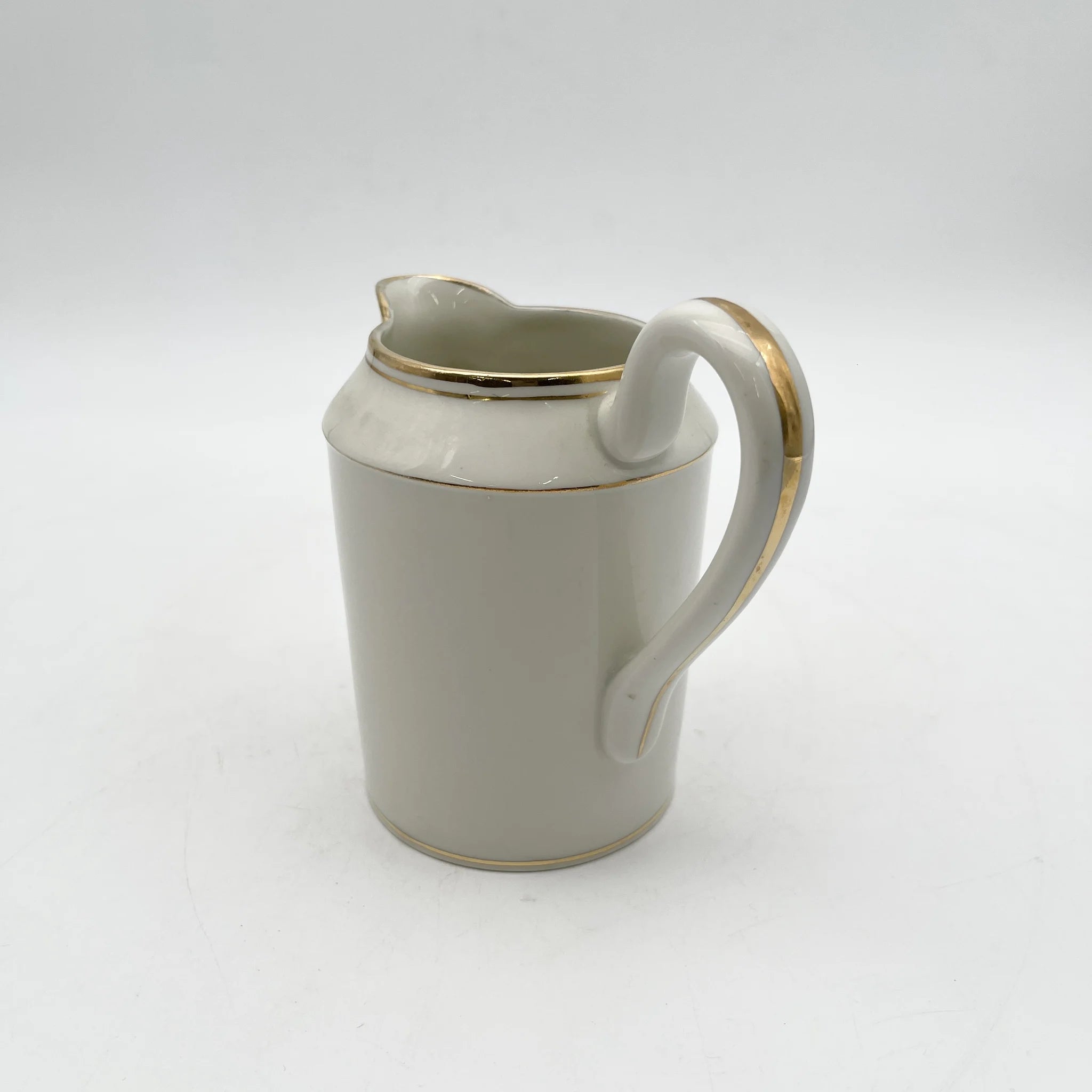 Charles Pillivuyt & Co. / クリーマー / Mehun / 20C初頭 / 磁器 / フランス / 実用美, 金彩 / [アンティーク]