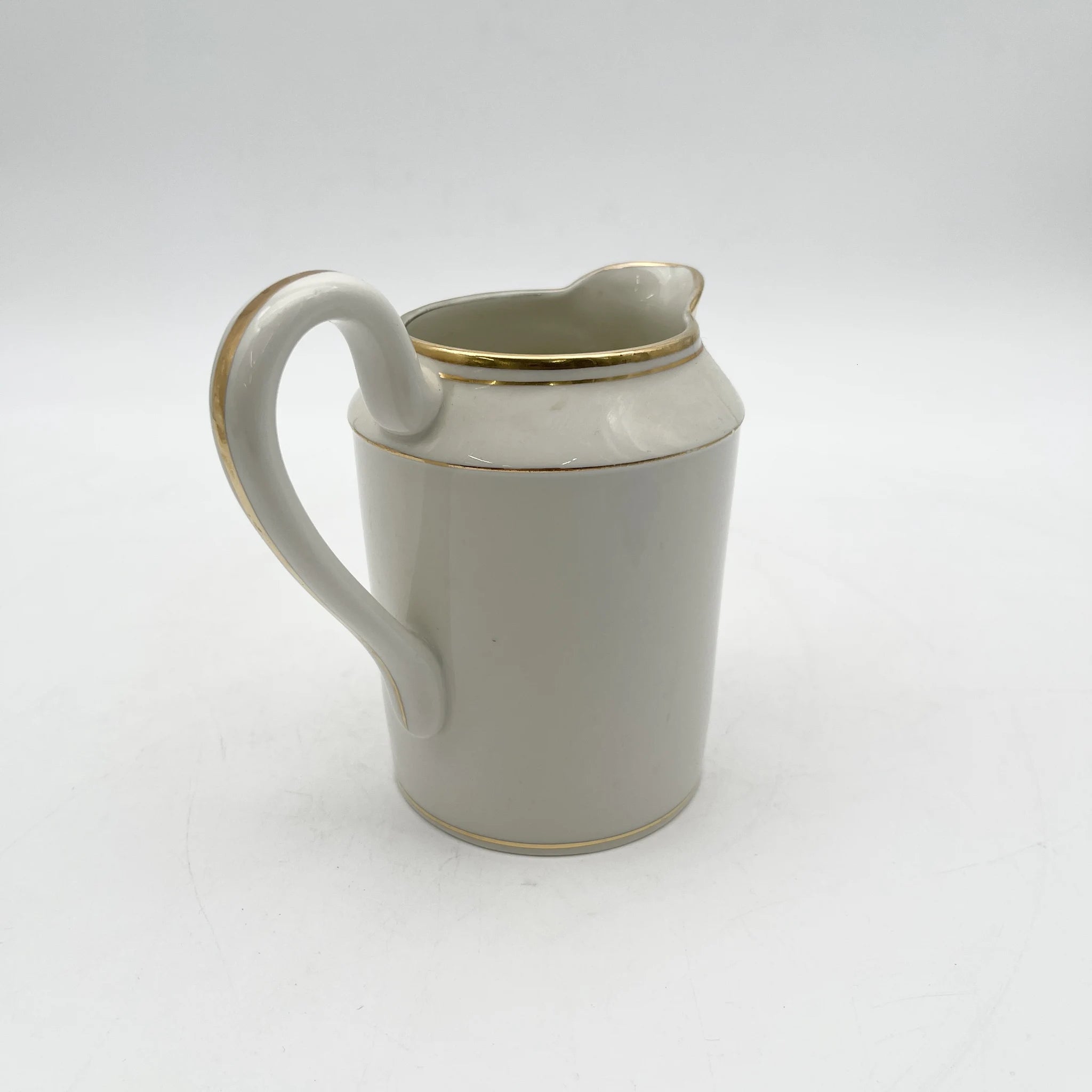 Charles Pillivuyt & Co. / クリーマー / Mehun / 20C初頭 / 磁器 / フランス / 実用美, 金彩 / [アンティーク]