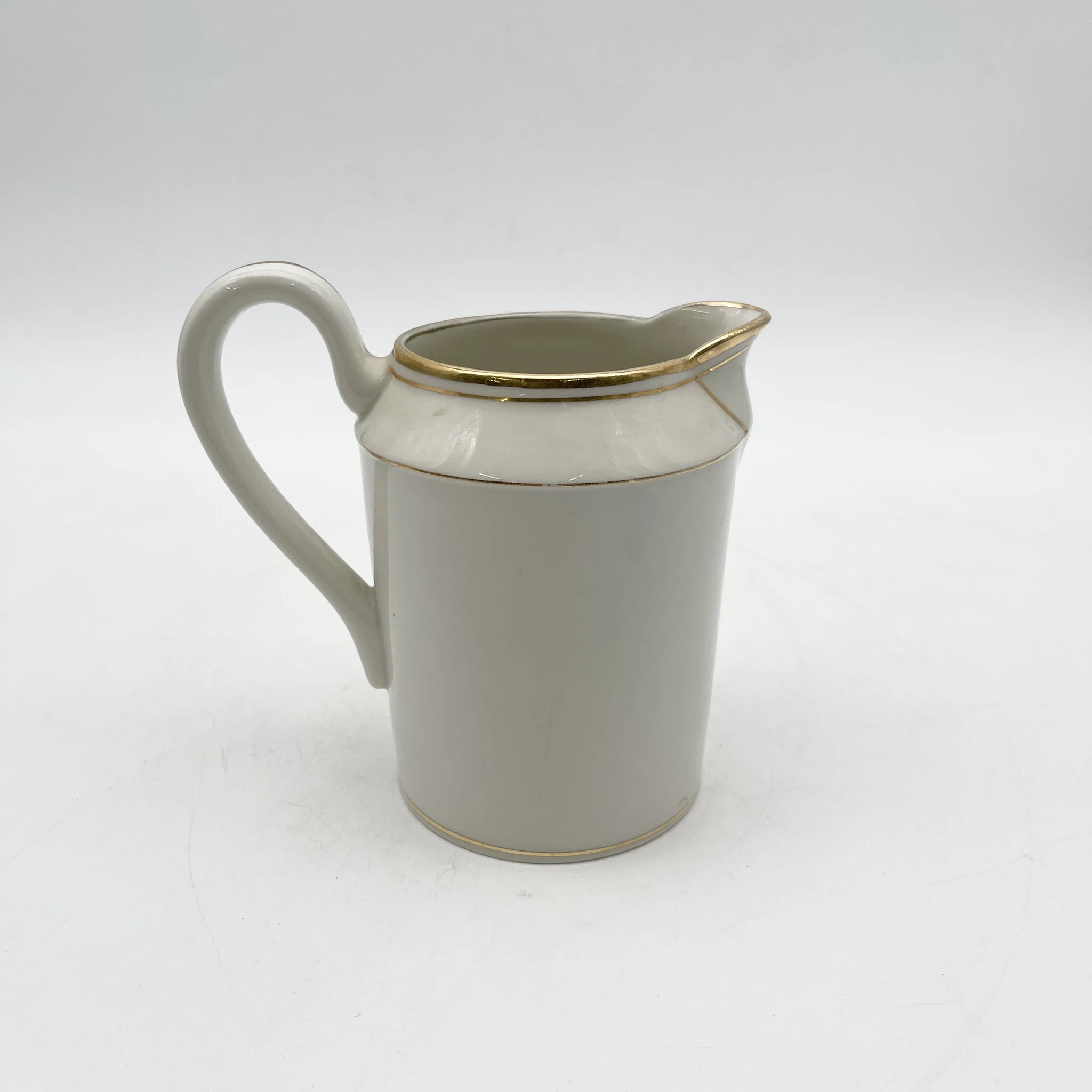 Charles Pillivuyt & Co. / クリーマー / Mehun / 20C初頭 / 磁器 / フランス / 実用美, 金彩 / [アンティーク]