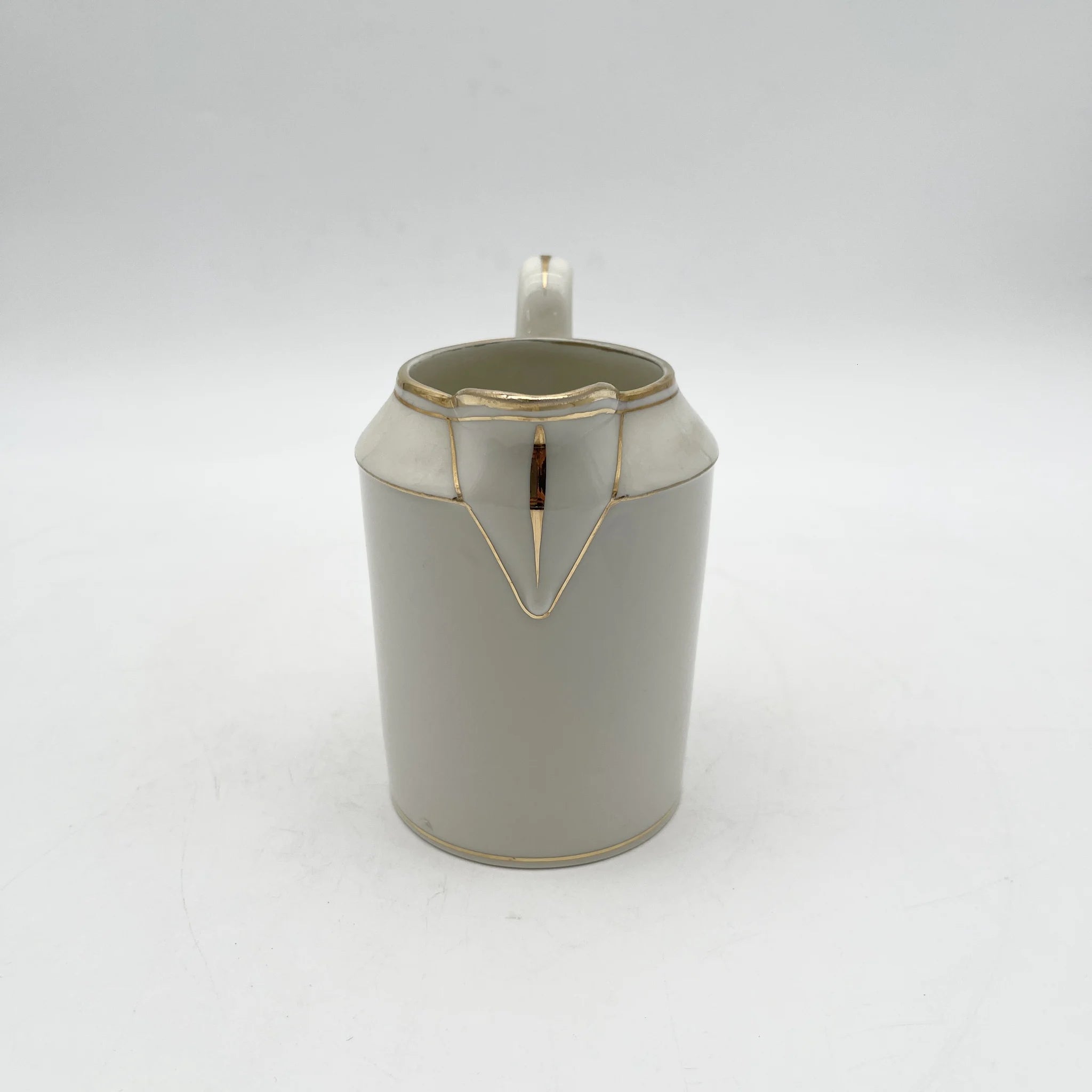 Charles Pillivuyt & Co. / クリーマー / Mehun / 20C初頭 / 磁器 / フランス / 実用美, 金彩 / [アンティーク]