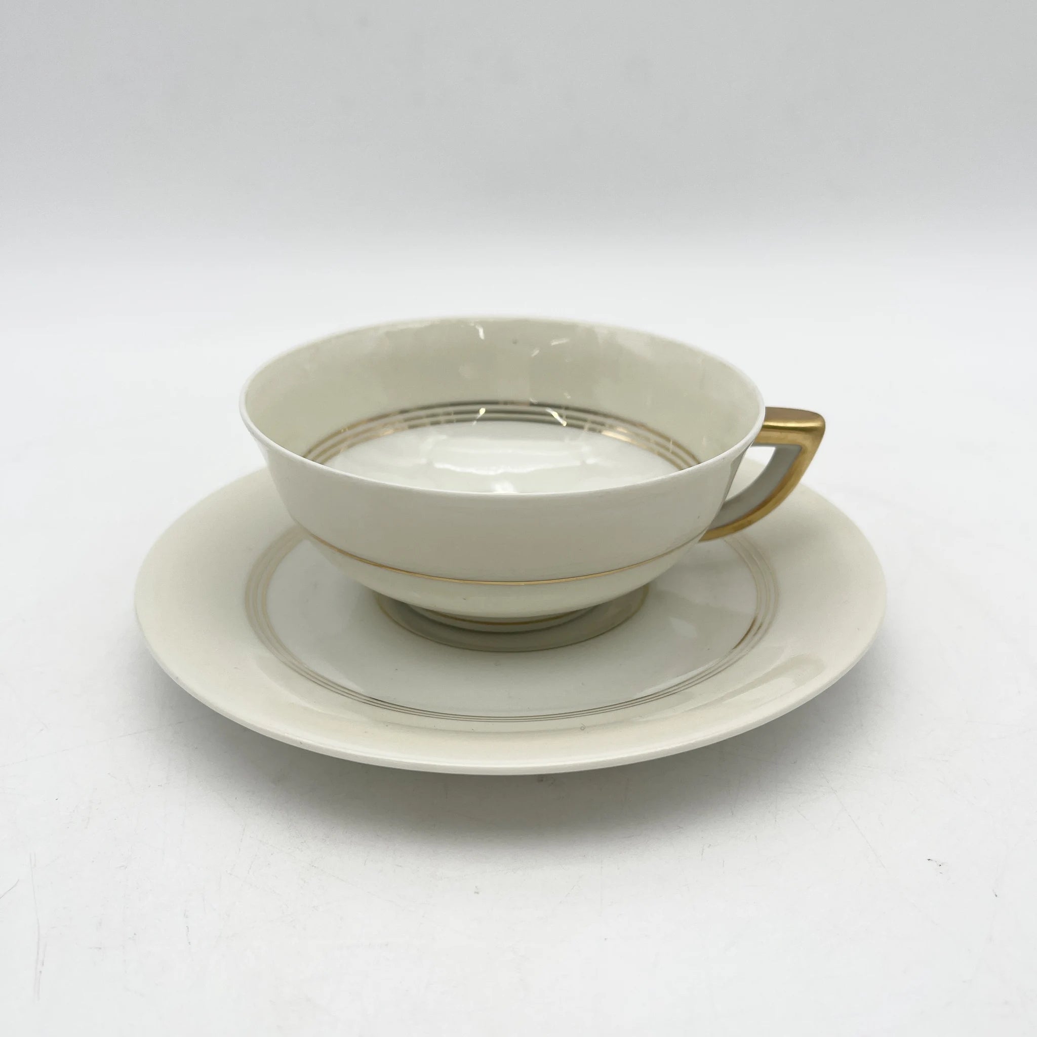 リモージュ磁器 / 20C中頃 / 磁器 / フランス / 金彩, 幾何学的フォルム / [ビンテージ]