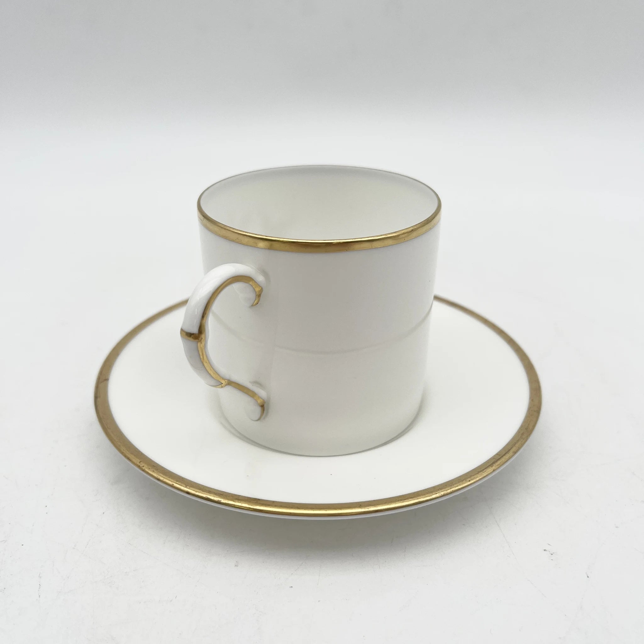 Royal Worcester(ロイヤル・ウースター) / カップ&ソーサー2P / 20C中後期 / Fine Bone China / イギリス / アルパイン・フラワー, 金彩 / [アンティーク]