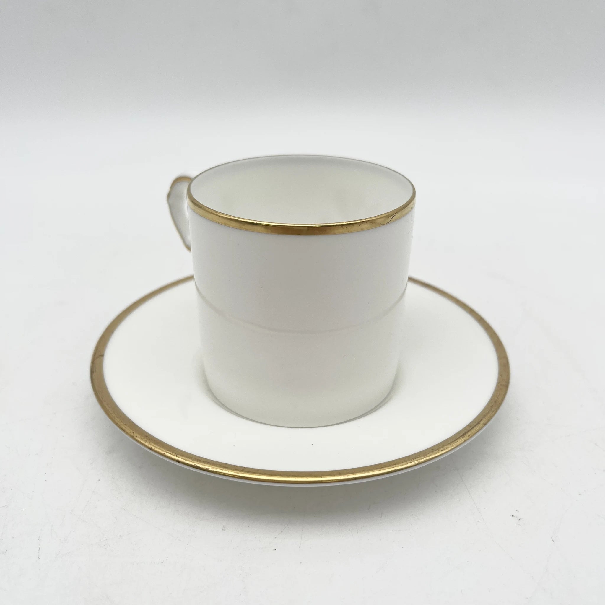 Royal Worcester(ロイヤル・ウースター) / カップ&ソーサー2P / 20C中後期 / Fine Bone China / イギリス / アルパイン・フラワー, 金彩 / [アンティーク]
