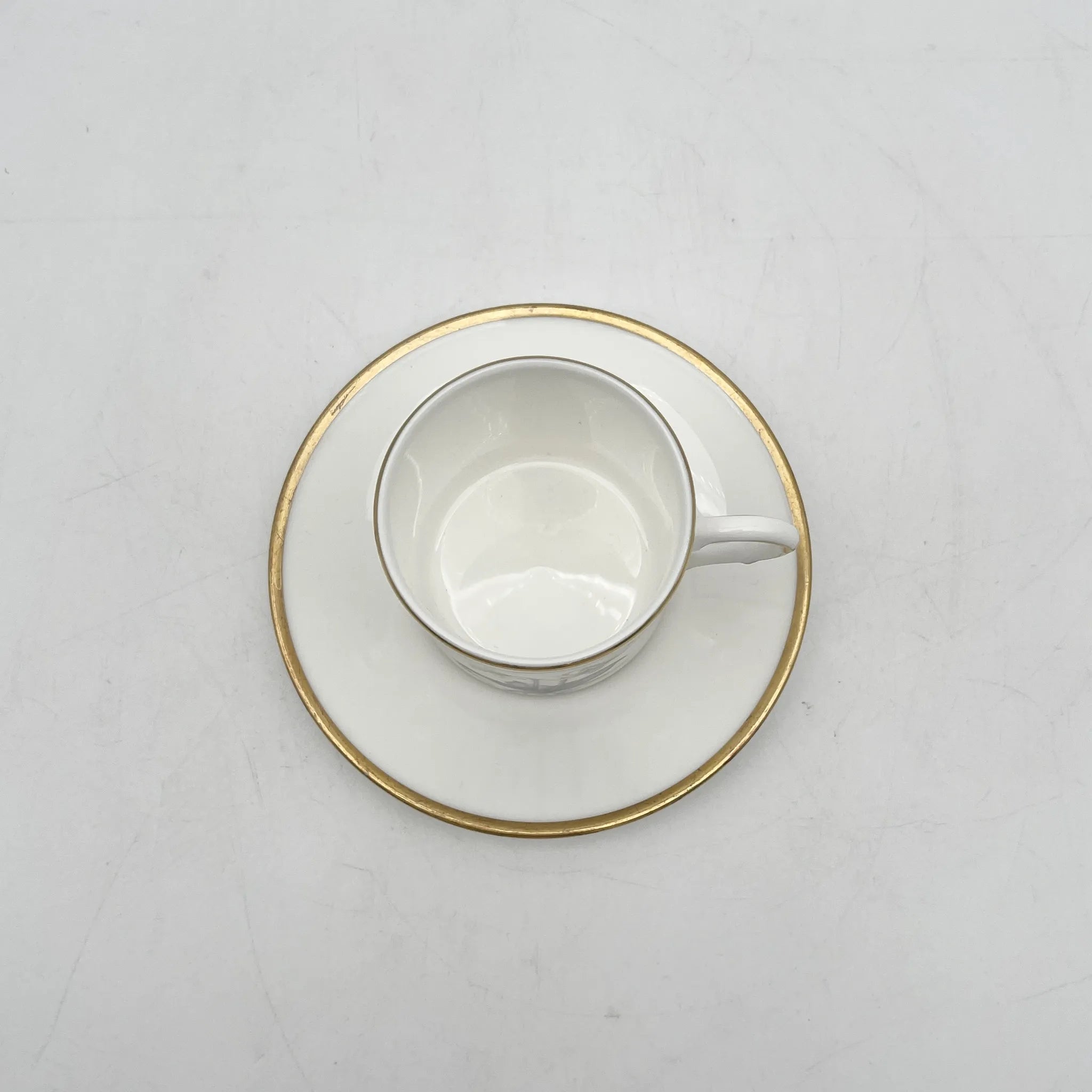 Royal Worcester(ロイヤル・ウースター) / カップ&ソーサー2P / 20C中後期 / Fine Bone China / イギリス / アルパイン・フラワー, 金彩 / [アンティーク]