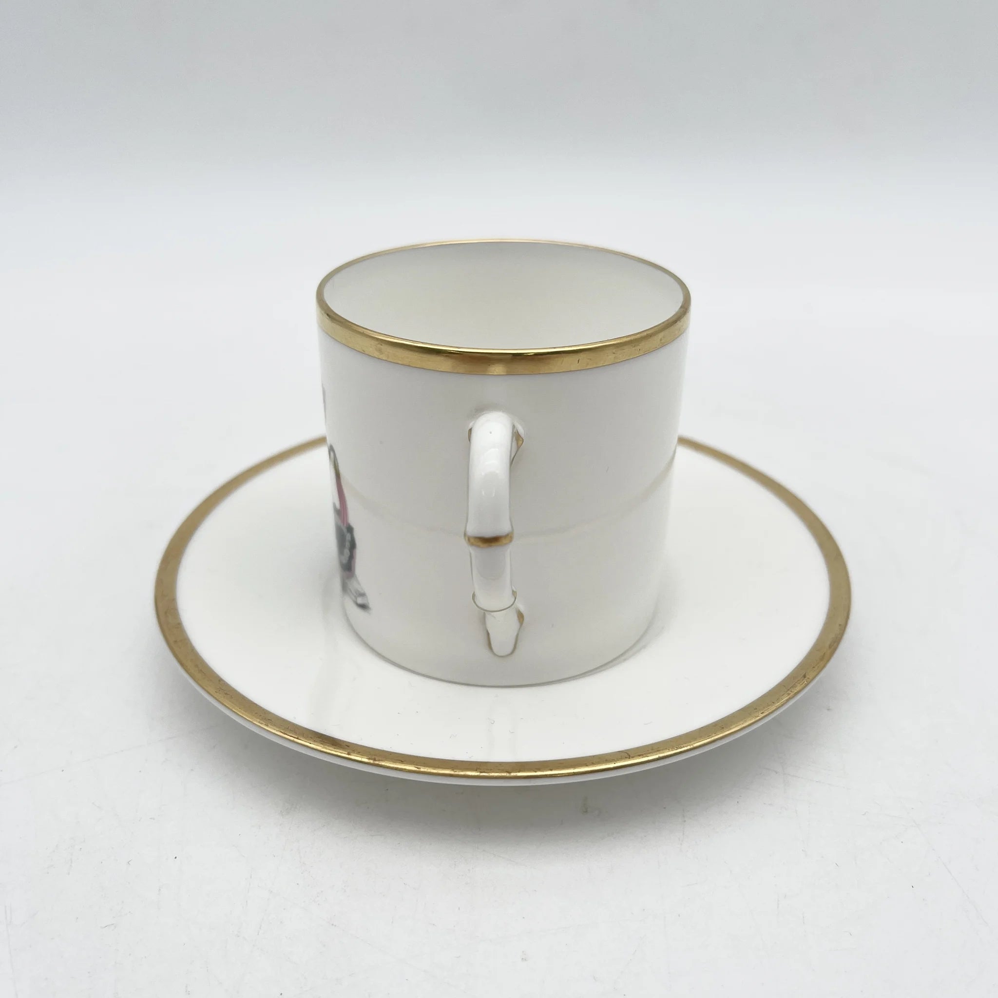 Royal Worcester(ロイヤル・ウースター) / カップ&ソーサー / 20C中後期 / Fine Bone China / イギリス / アルパイン・フラワー, 金彩 / [アンティーク]