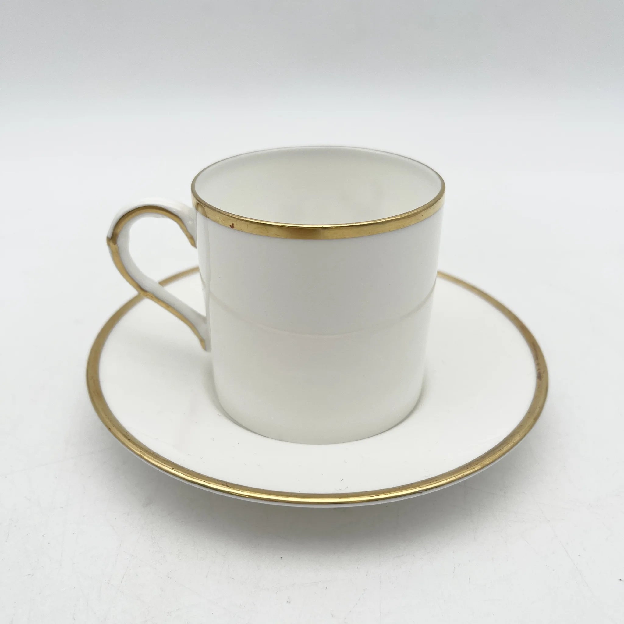 Royal Worcester(ロイヤル・ウースター) / カップ&ソーサー / 20C中後期 / Fine Bone China / イギリス / アルパイン・フラワー, 金彩 / [アンティーク]
