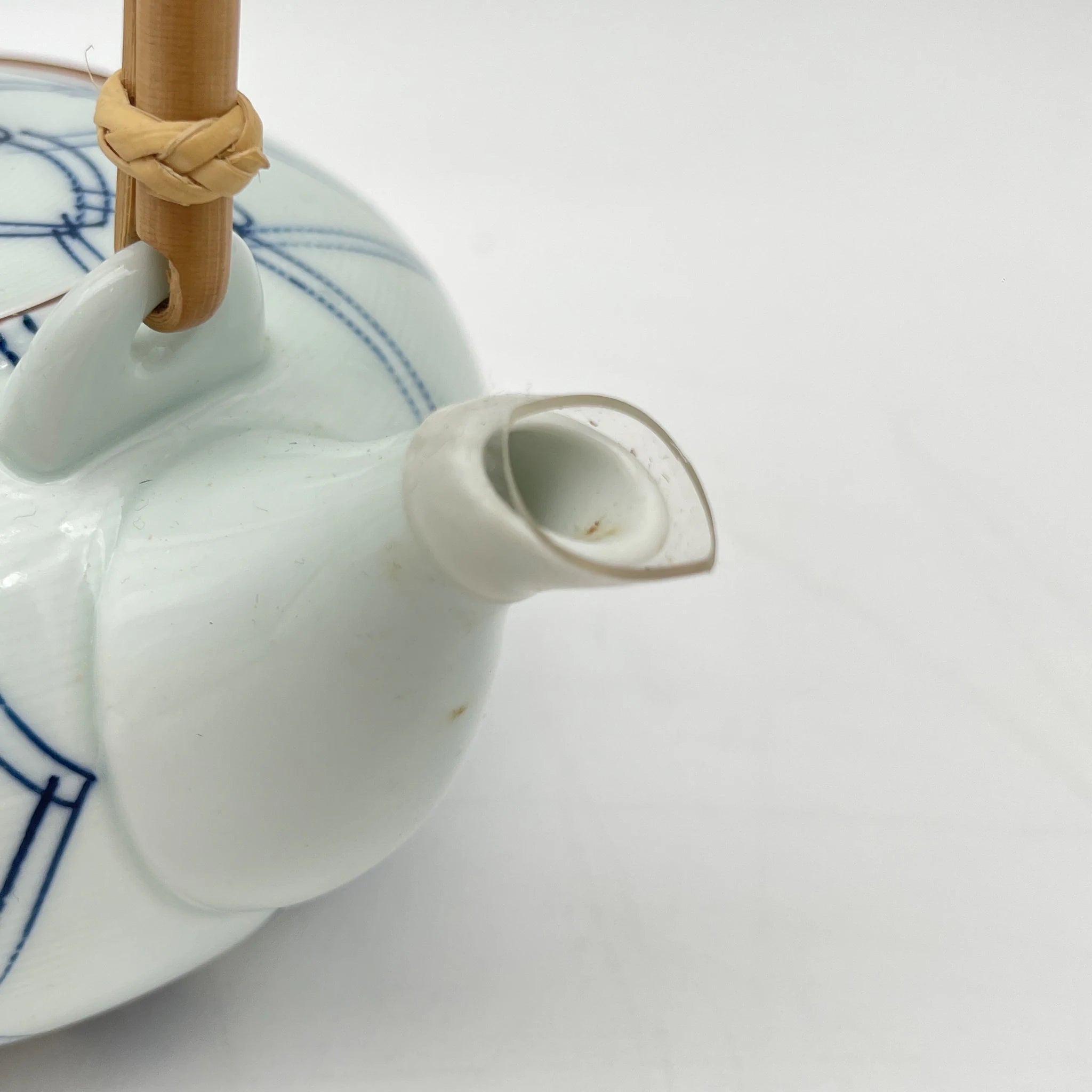 たち吉 / 急須+湯呑5P / 20C末 / 磁器 / 日本 / 箱付 / [リユース]
