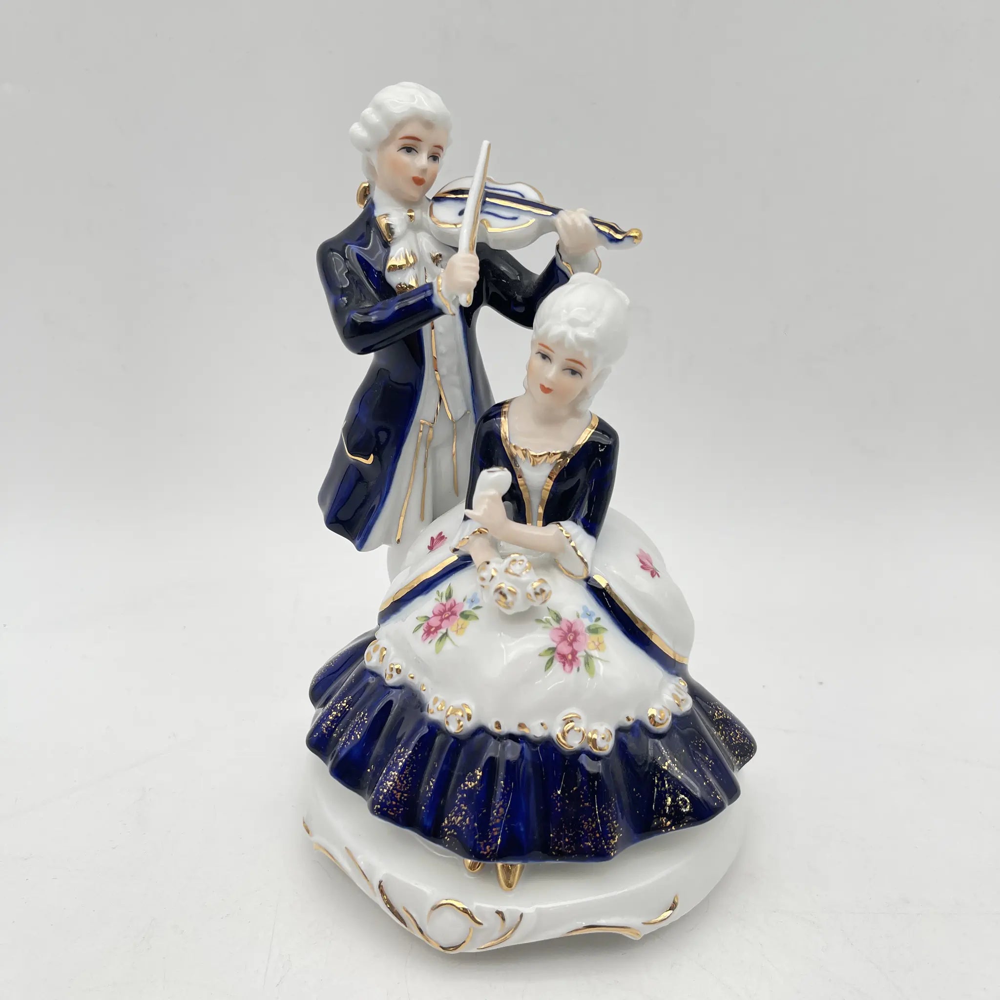 Sankyo (三協精機製作所) / オルゴール / Musicale ANTIQUES AND DESIGNS / 1980s / 磁器 / 日本 / オールナイト, 箱付 / [リユース]