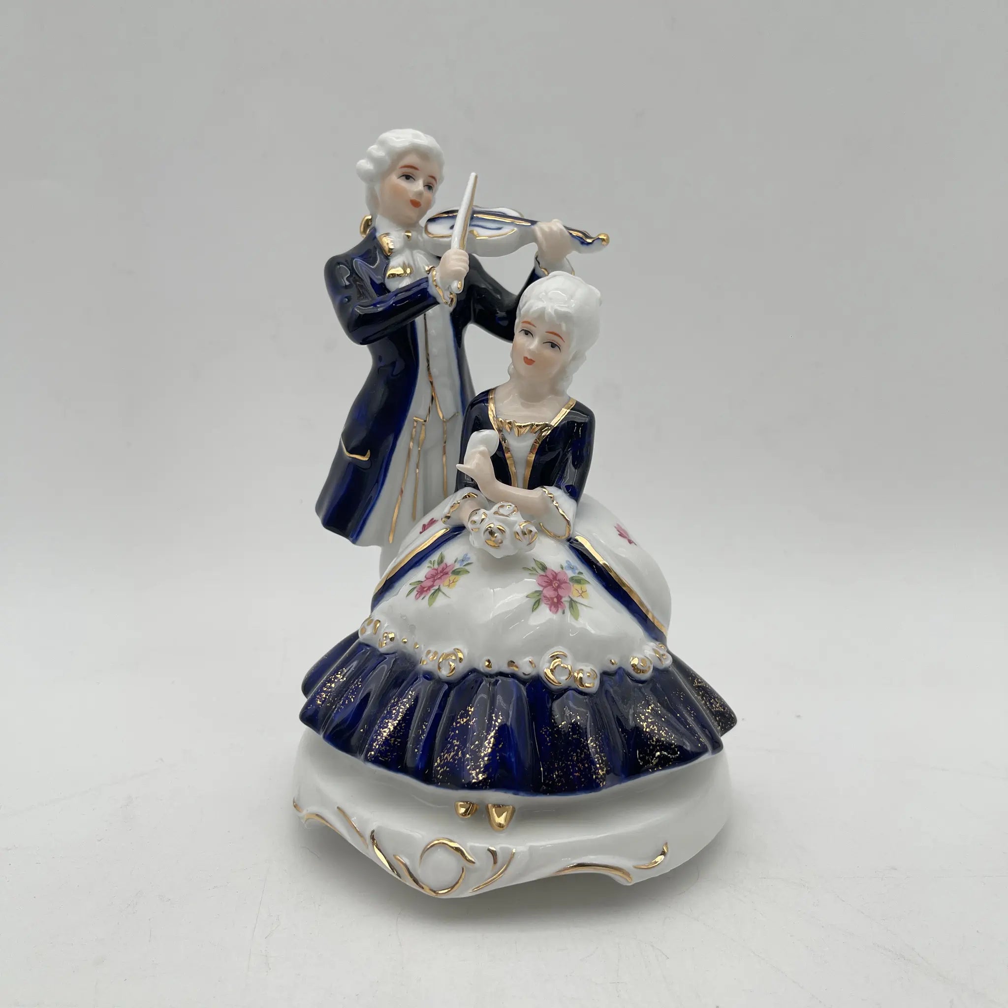 Sankyo (三協精機製作所) / オルゴール / Musicale ANTIQUES AND DESIGNS / 1980s / 磁器 / 日本 / オールナイト, 箱付 / [リユース]