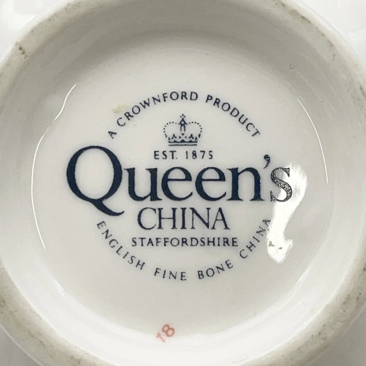 Queen's（皇后）/花瓶（花卉基地）/瓷器/英国/金彩，花卉装饰，一朵花，洛可可风格，花卉图案，古董风格，西洋陶瓷/[复古]