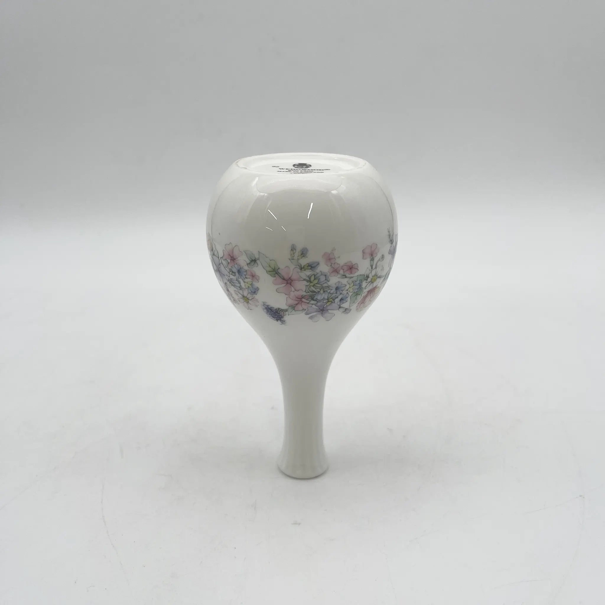 Wedgwood /花瓶/ ANGELA /瓷器/英国/花卉图案，一朵花，滴形，洛可可风格，古董风格，西洋陶瓷/ [复古]