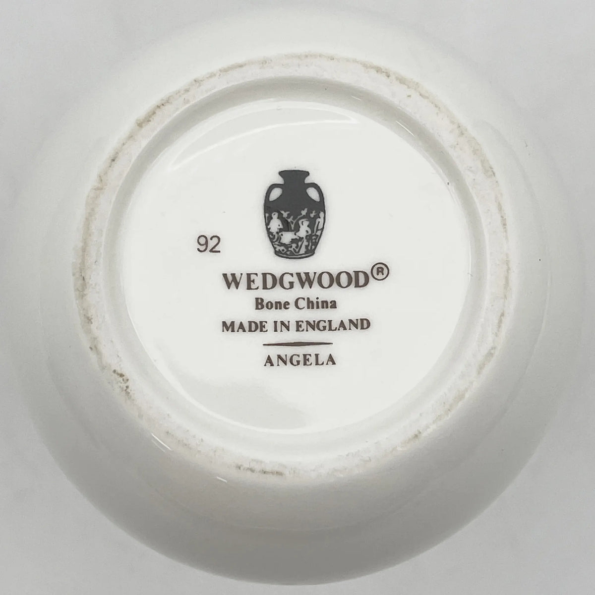 Wedgwood /花瓶/ ANGELA /瓷器/英国/花卉图案，一朵花，滴形，洛可可风格，古董风格，西洋陶瓷/ [复古]