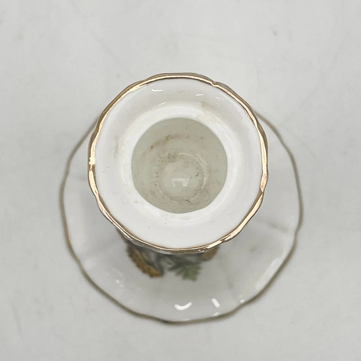 Royal Worcester /蜡烛架/ BUTTERFLIES /瓷器/英国/ 金彩，浮雕，蝴蝶，洛可可风格，古董风格，西洋陶瓷/[复古]