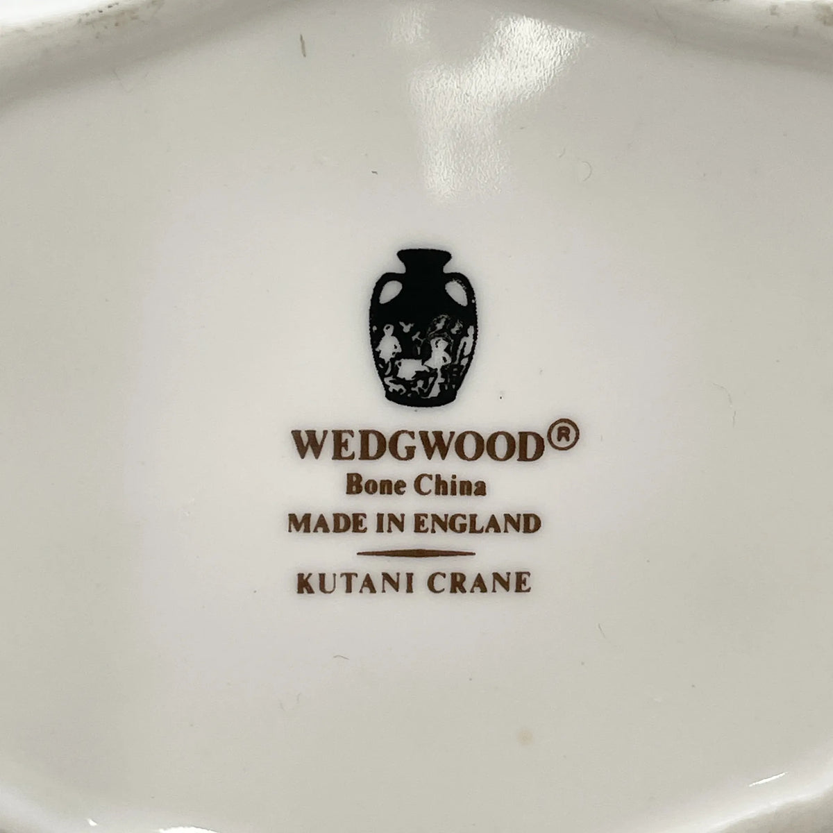 Wedgwood /小碟/ KUTANI CRANE /瓷器/英国/金彩，花鸟图，洛可可风格，古董风格，西洋陶瓷器/ [复古]
