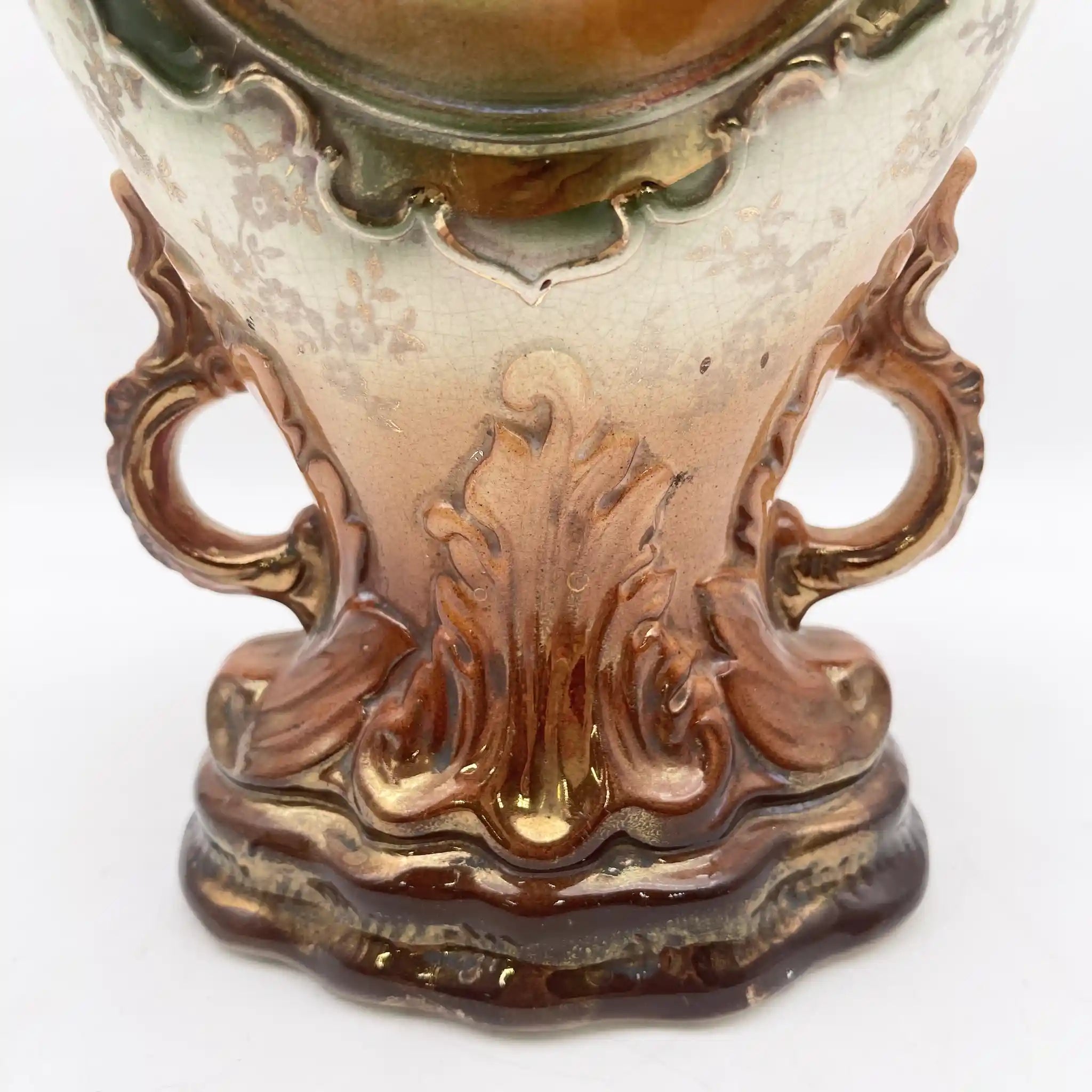 飾り壺 / 1920s- / 磁器 / アカンサス彫刻,フラゴナール様式,宮廷画家風, / [アンティーク]