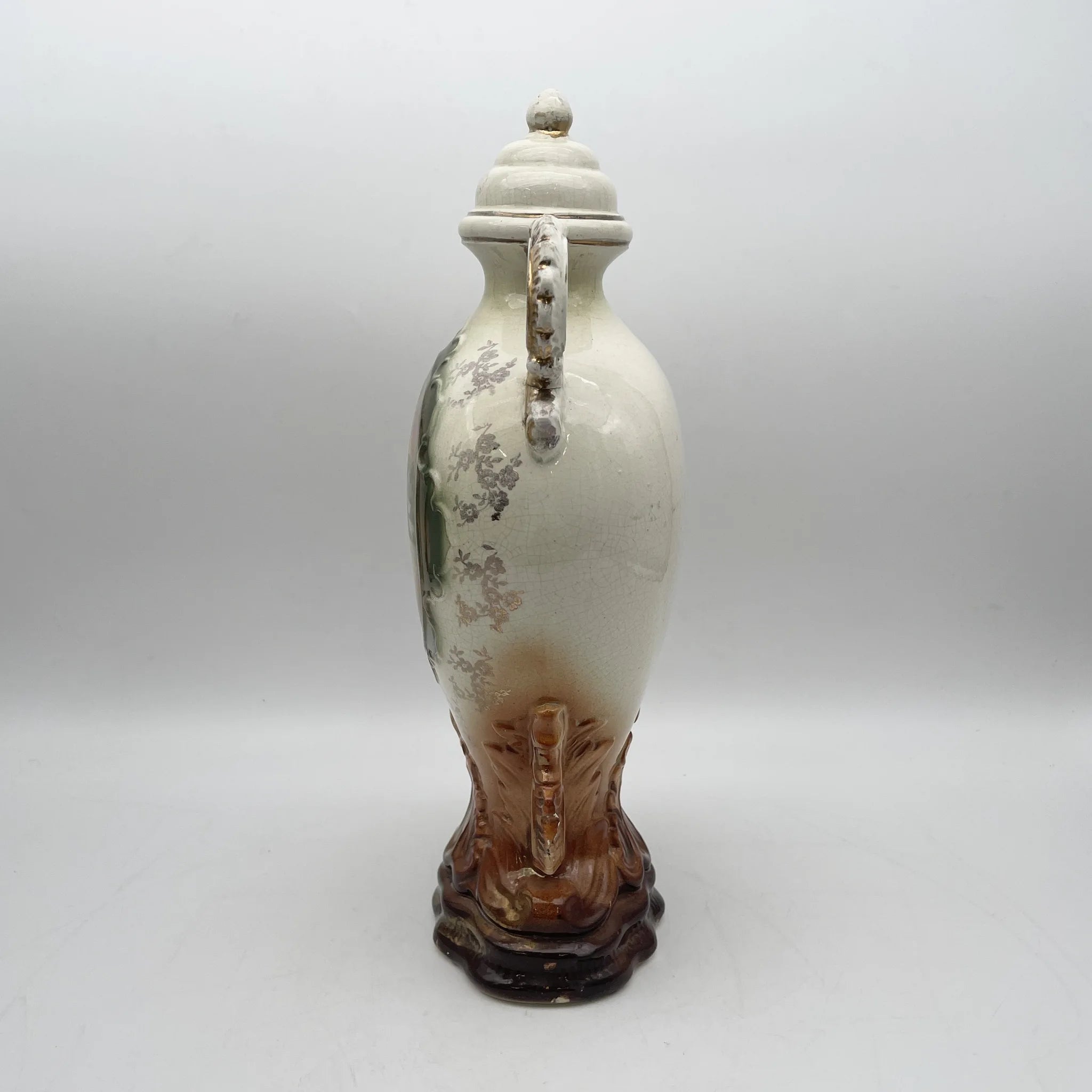 飾り壺 / 1920s- / 磁器 / アカンサス彫刻,フラゴナール様式,宮廷画家風, / [アンティーク]