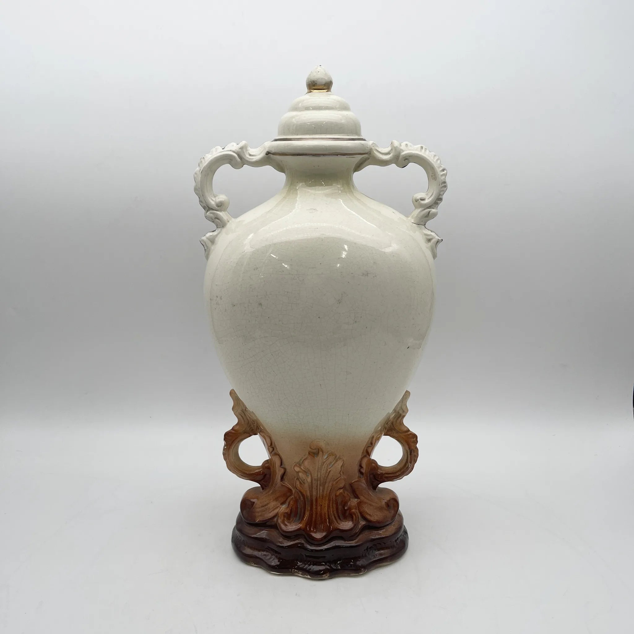 飾り壺 / 1920s- / 磁器 / アカンサス彫刻,フラゴナール様式,宮廷画家風, / [アンティーク]