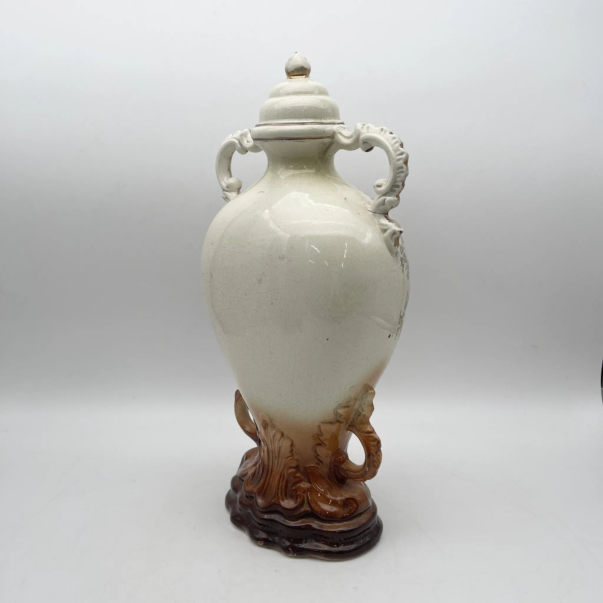 飾り壺 / 1920s- / 磁器 / アカンサス彫刻,フラゴナール様式,宮廷画家風, / [アンティーク]