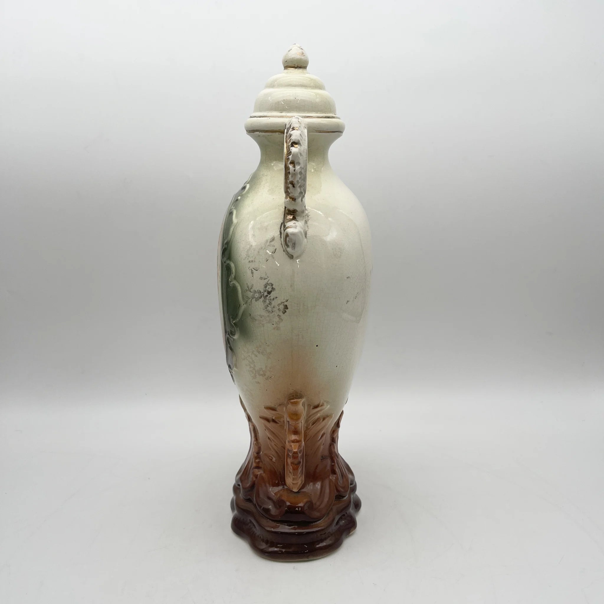 飾り壺 / 1920s- / 磁器 / アカンサス彫刻,フラゴナール様式,宮廷画家風, / [アンティーク]