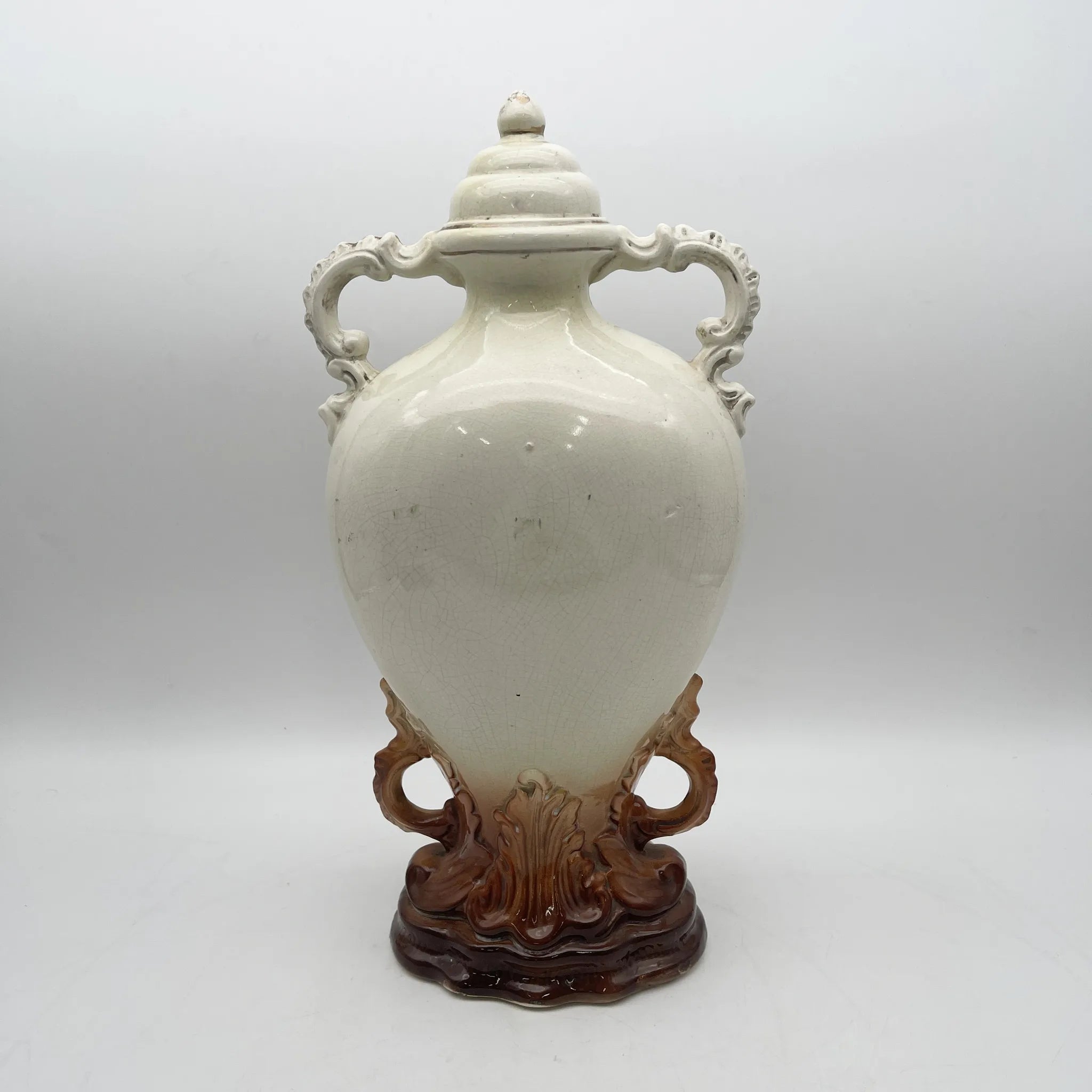 飾り壺 / 1920s- / 磁器 / アカンサス彫刻,フラゴナール様式,宮廷画家風, / [アンティーク]