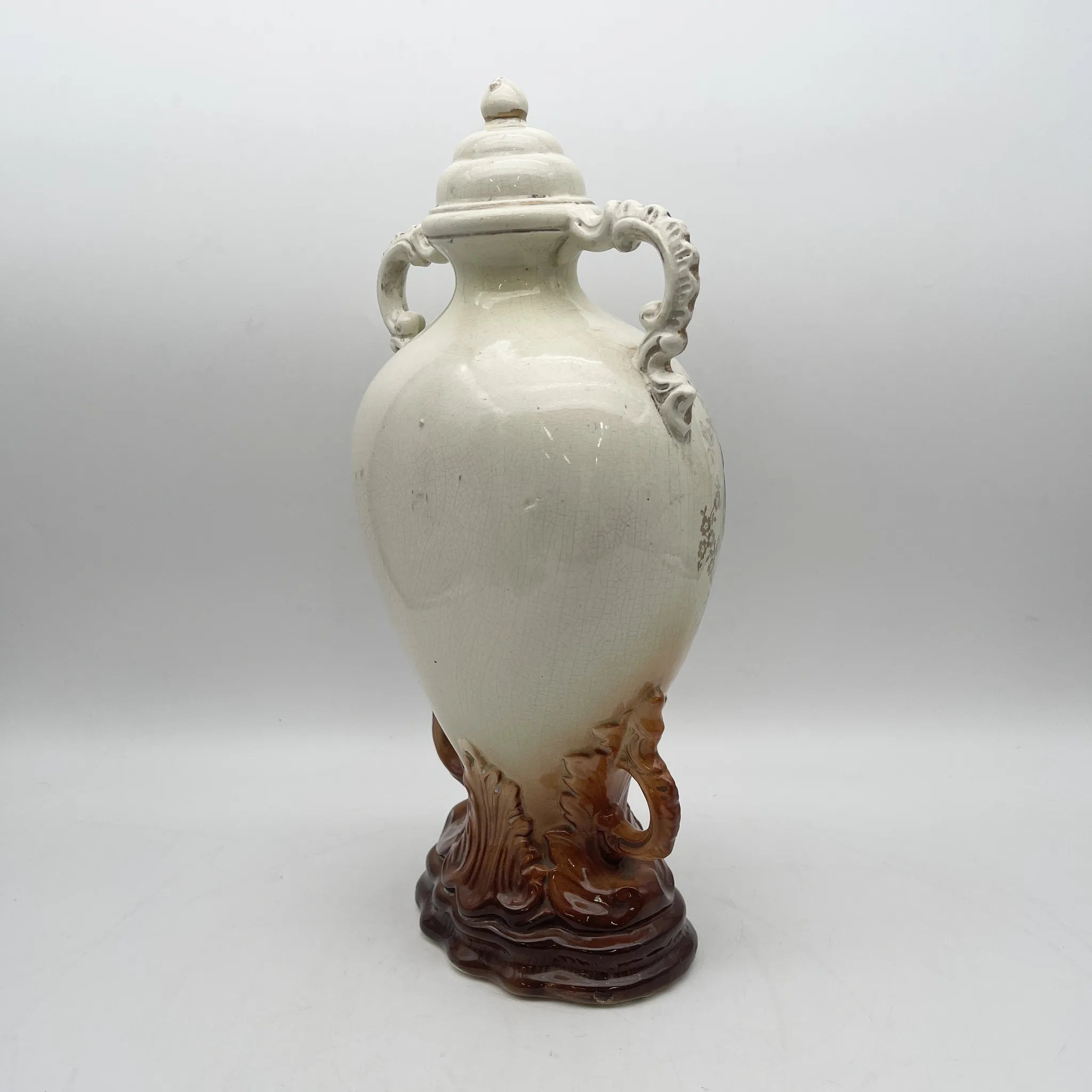 飾り壺 / 1920s- / 磁器 / アカンサス彫刻,フラゴナール様式,宮廷画家風, / [アンティーク]