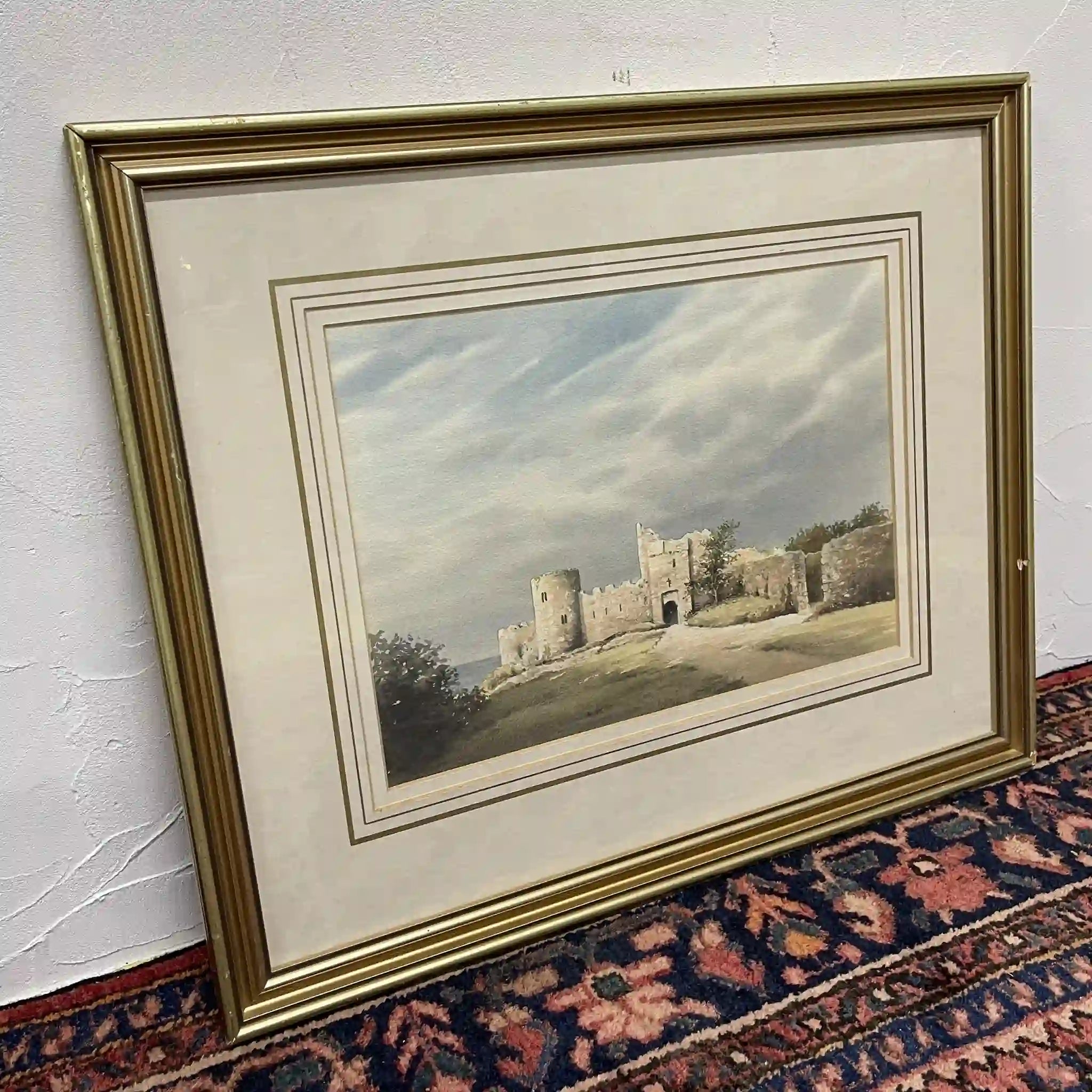 絵画 / 1980s- / 紙 / イギリス / 水彩画,風景画,マナービア城 / [リユース]