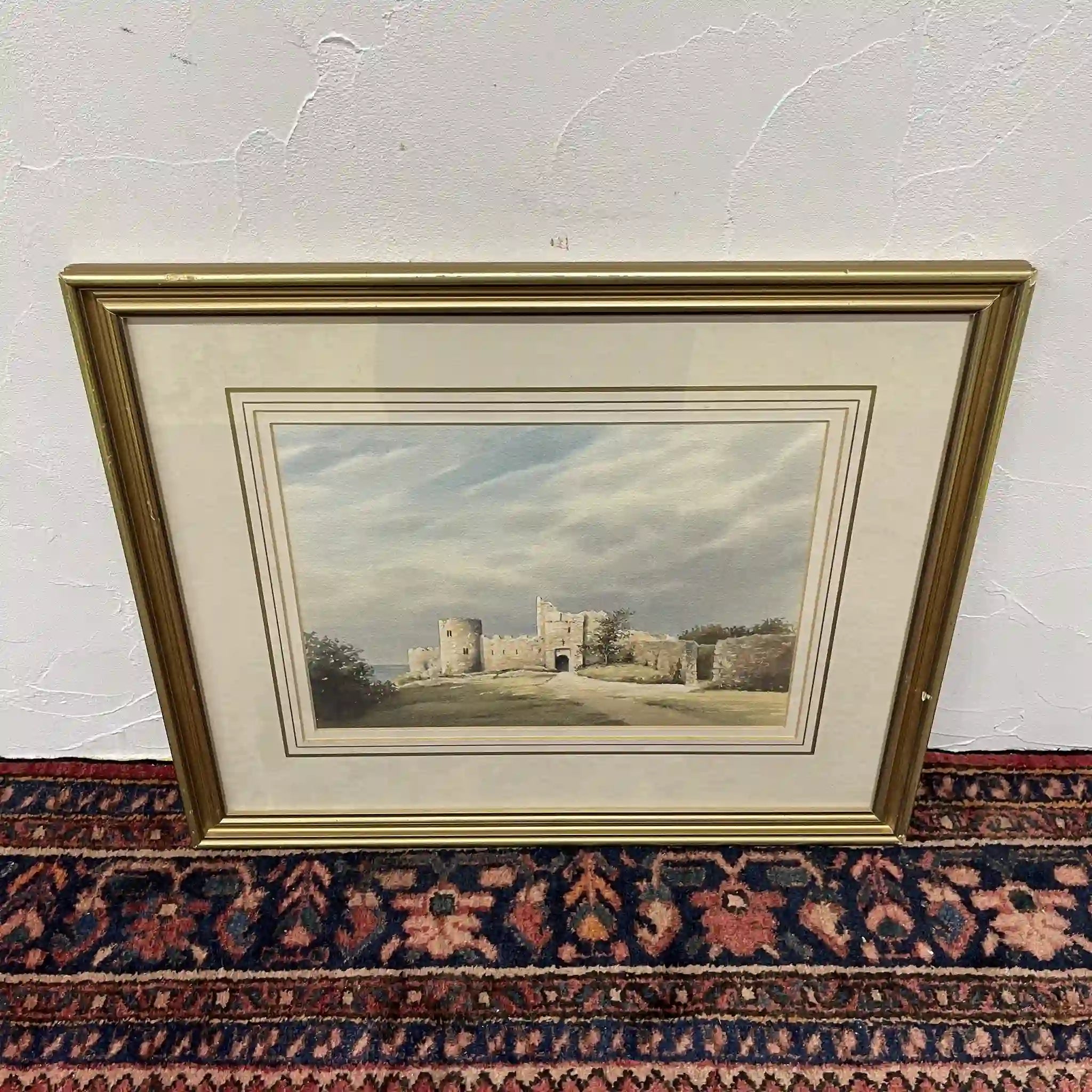 絵画 / 1980s- / 紙 / イギリス / 水彩画,風景画,マナービア城 / [リユース]